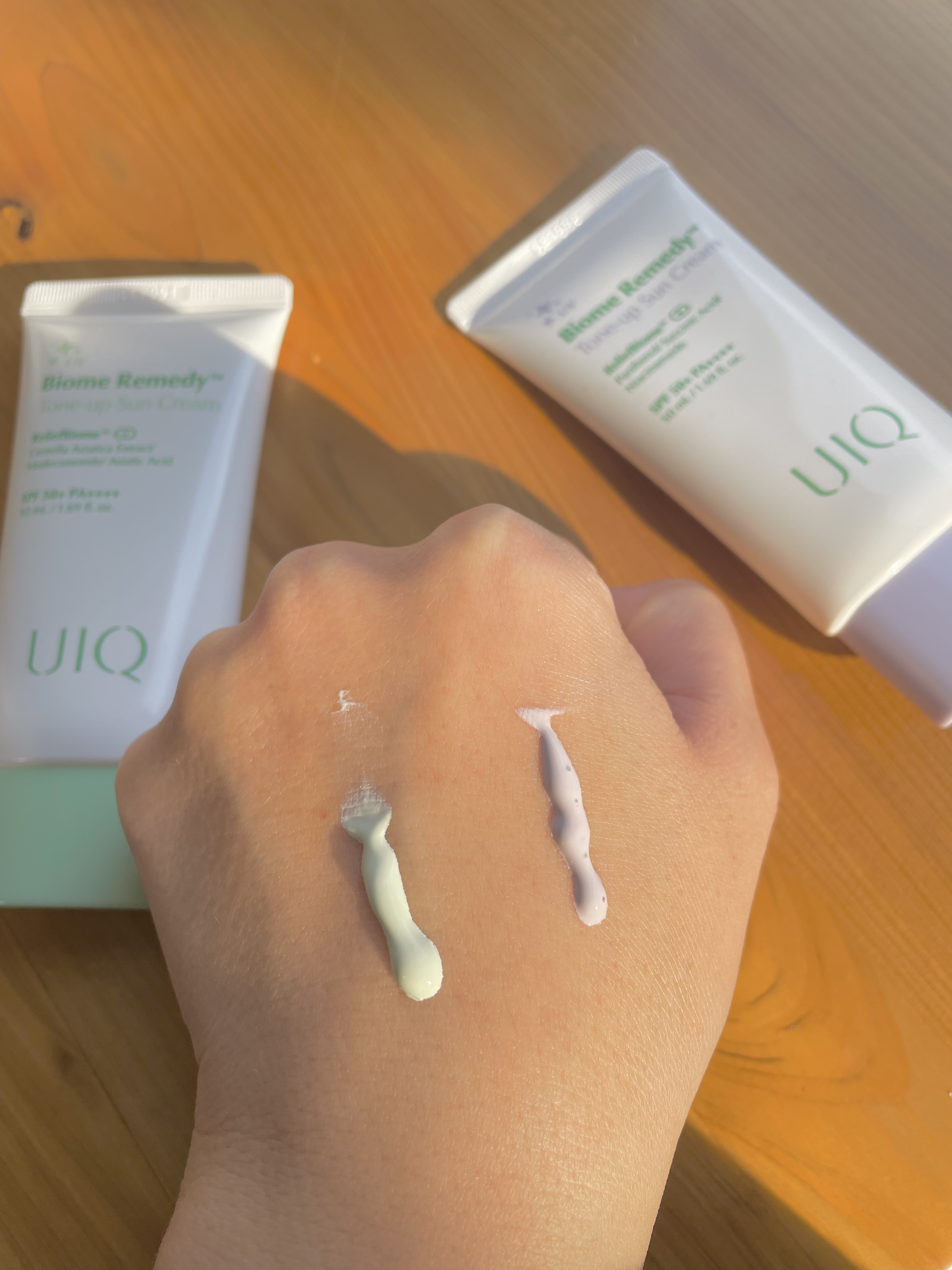 バイオームレメディパープルトーンアップUVクリーム/UIQ/日焼け止めクリームを使ったクチコミ（2枚目）