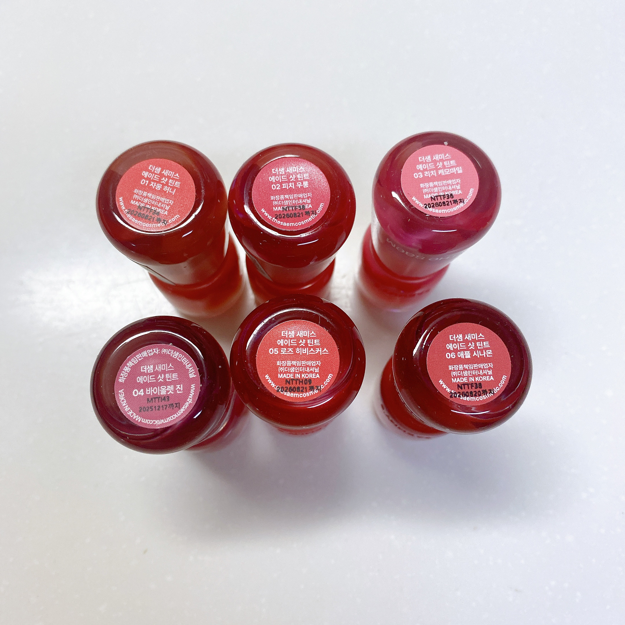 セミーズ エイド ショット ティント/the SAEM/リップティントを使ったクチコミ（2枚目）