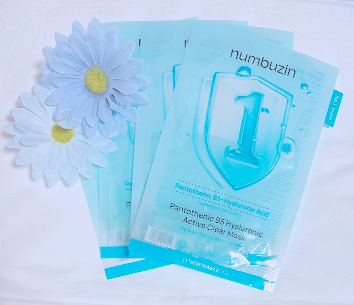 ナンバーズイン 1番 ヒアルロニックパントテン酸ガーゼマスク/numbuzin/シートマスク・パックを使ったクチコミ(2枚目)