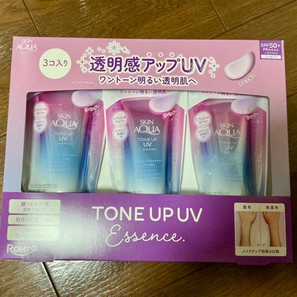 スキンアクア トーンアップUVエッセンス/スキンアクア/日焼け止めクリームを使ったクチコミ(1枚目)