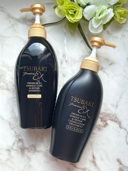 TSUBAKI プレミアムEX ダメージケア&リペア シャンプー/コンディショナートリートメント/TSUBAKI/シャンプー・コンディショナーを使ったクチコミ(10枚目)