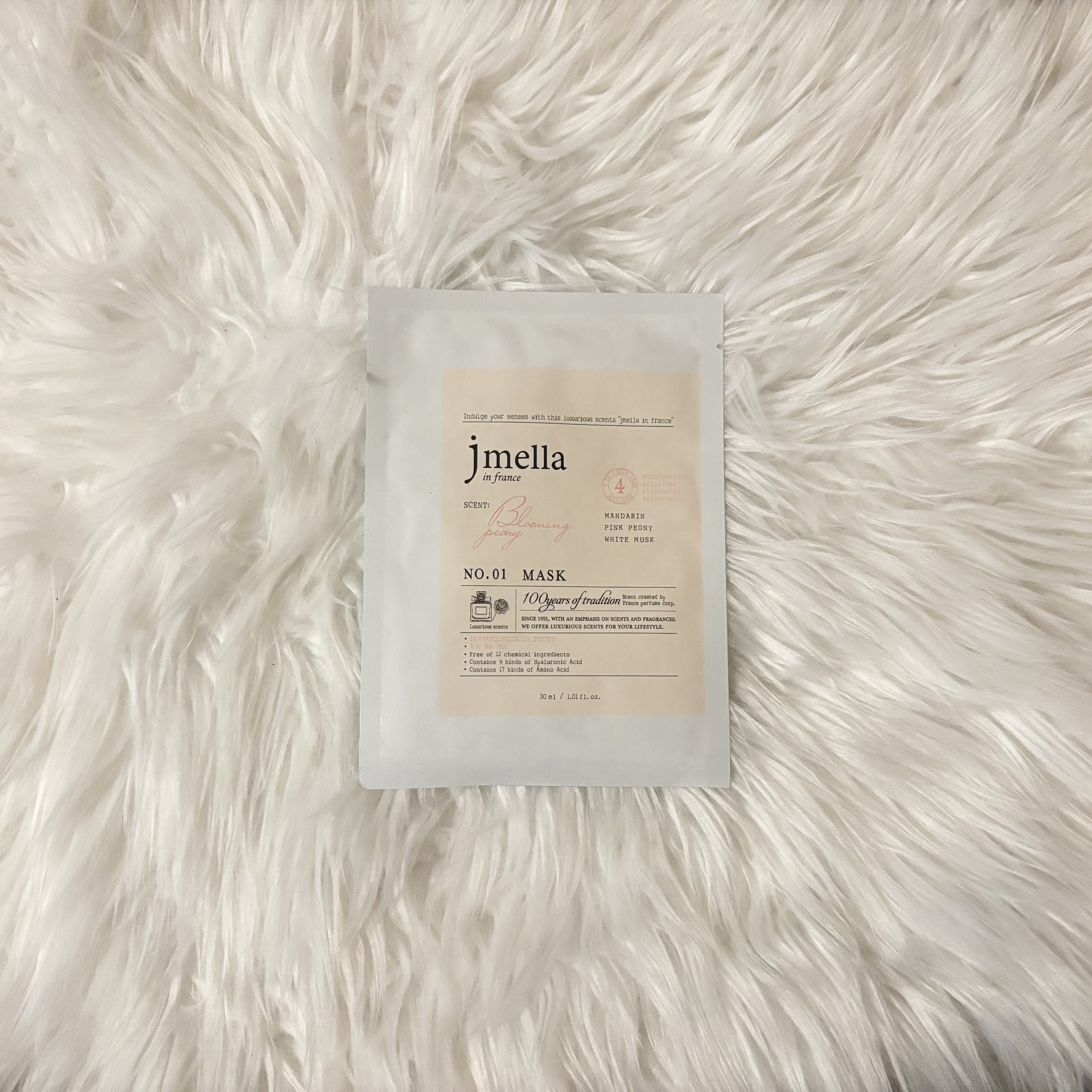 ジェイメラ フェイスマスク/jmella/シートマスク・パックを使ったクチコミ（1枚目）