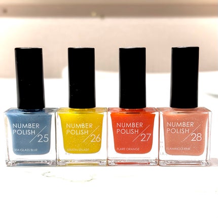 NUMBER POLISH  25 SEA-GLASS BLUE/D-UP/マニキュアの画像