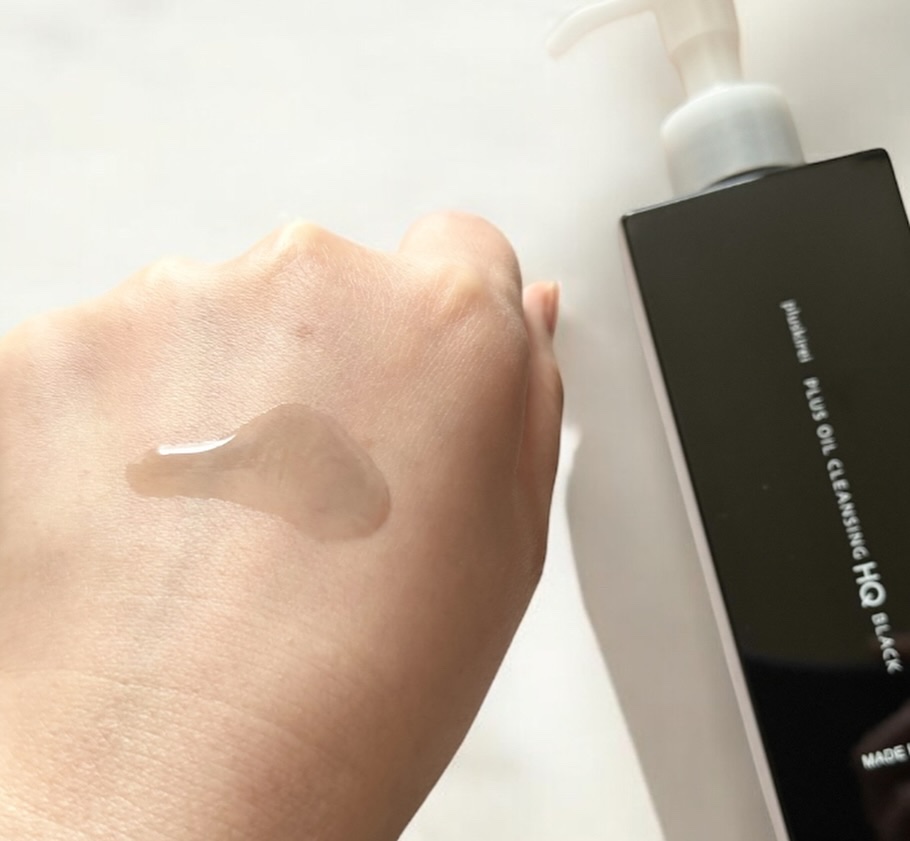 プラスオイルクレンジング HQブラック/プラスキレイ/オイルクレンジングを使ったクチコミ（2枚目）