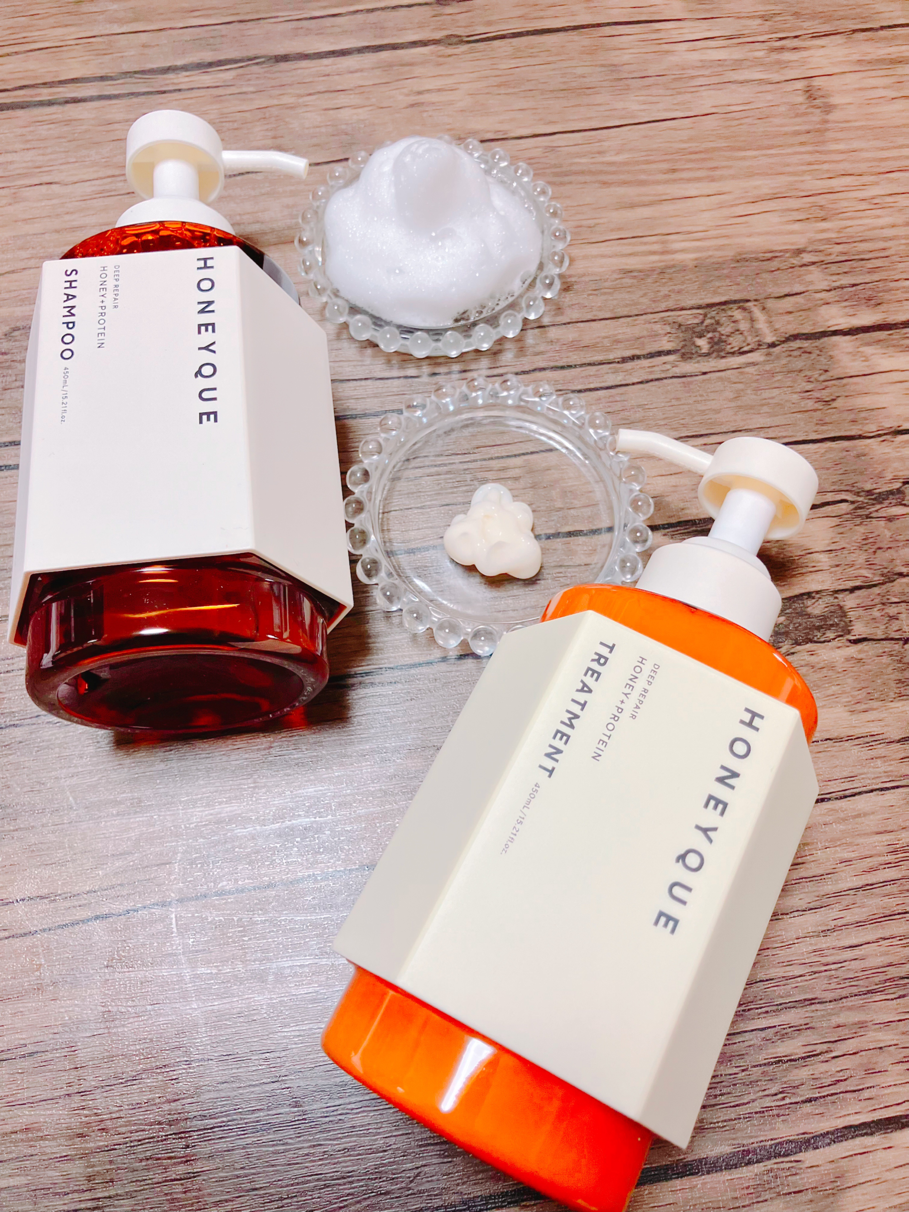 ディープリペア シャンプー モイスト／ヘアトリートメント モイスト/ハニーク/市販シャンプーを使ったクチコミ（3枚目）