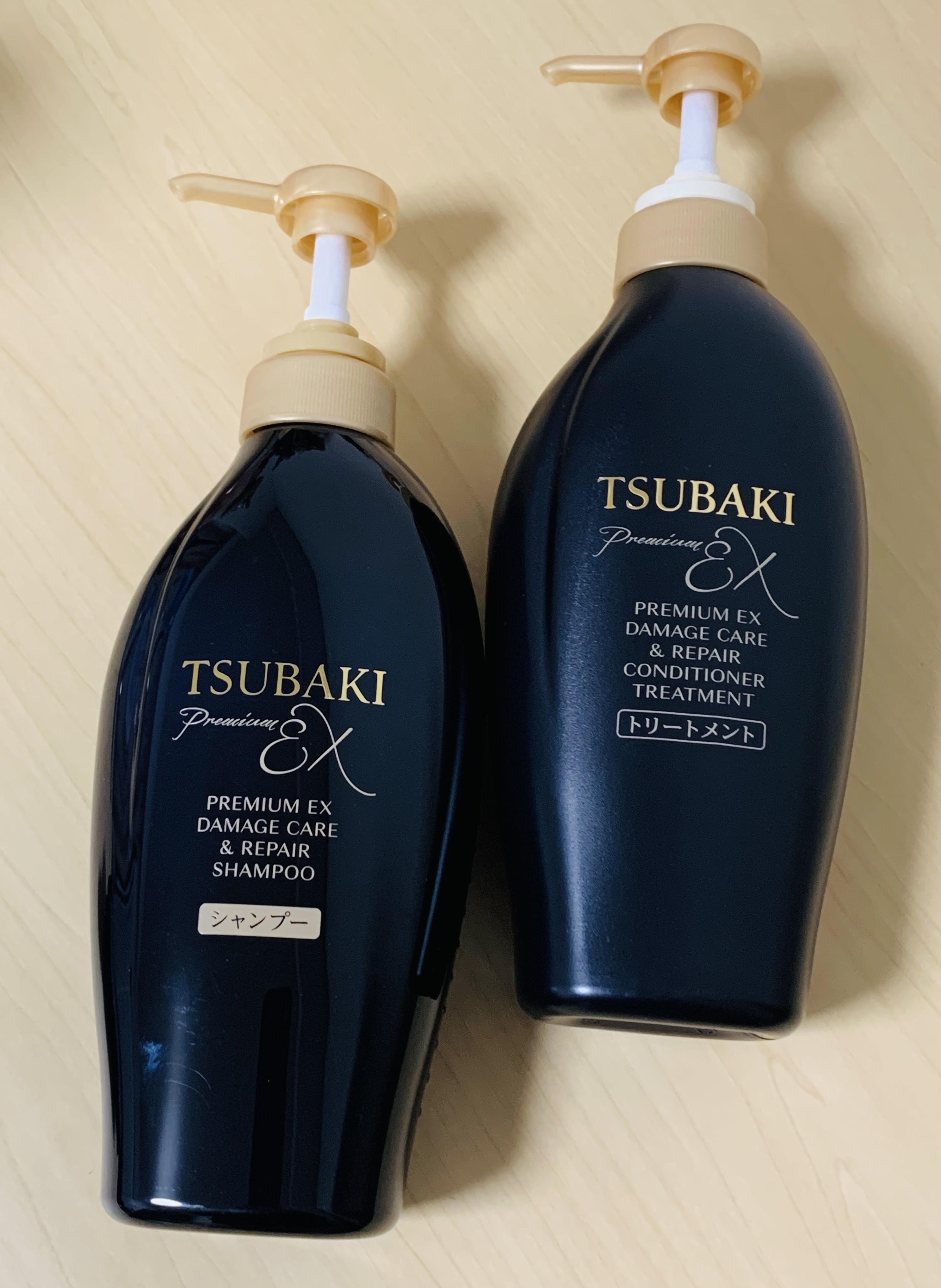 TSUBAKI プレミアムEX ダメージケア＆リペア シャンプー/コンディショナートリートメント/TSUBAKI/シャンプー・コンディショナーを使ったクチコミ（1枚目）