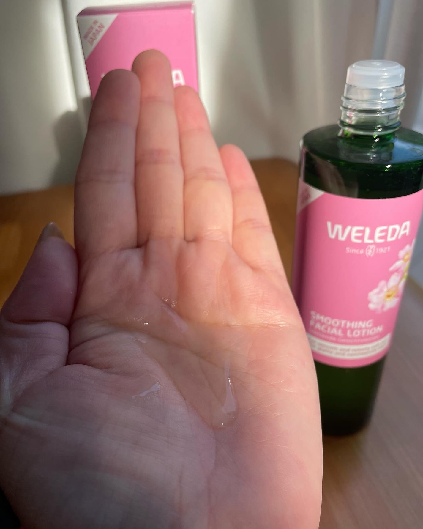 ワイルドローズ スムージングローション/WELEDA/化粧水を使ったクチコミ(3枚目)
