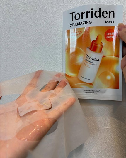 セルメイジング ビタC ブライトニングマスク/Torriden/シートマスク・パックを使ったクチコミ(4枚目)