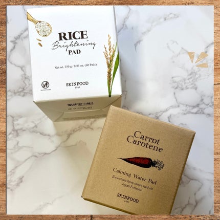 キャロットカロテン カーミングウォーターパッド/SKINFOOD/トナーパッドを使ったクチコミ(4枚目)