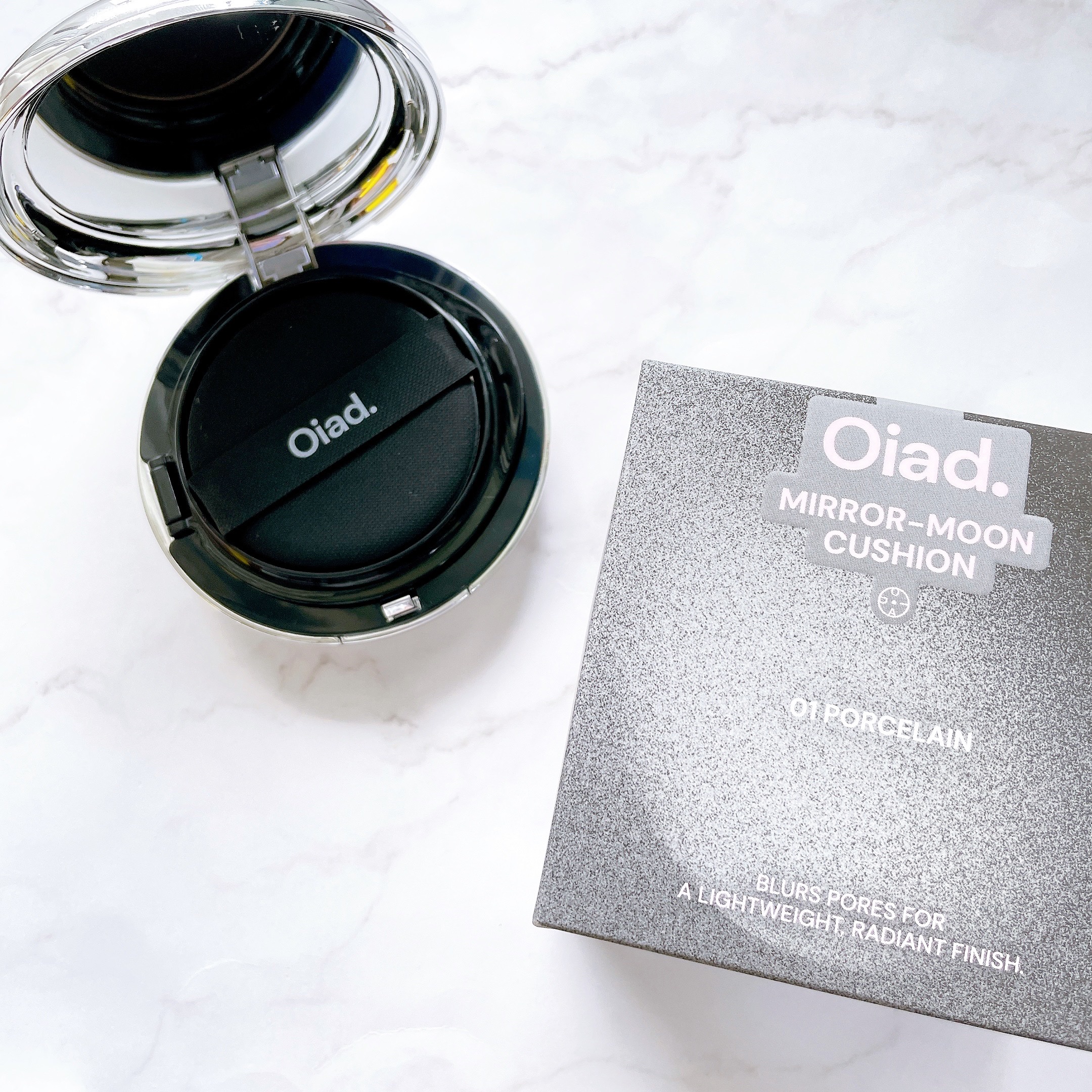 ポアパーフェクティング ミラームーンクッション/oiad/クッションファンデーションを使ったクチコミ（2枚目）