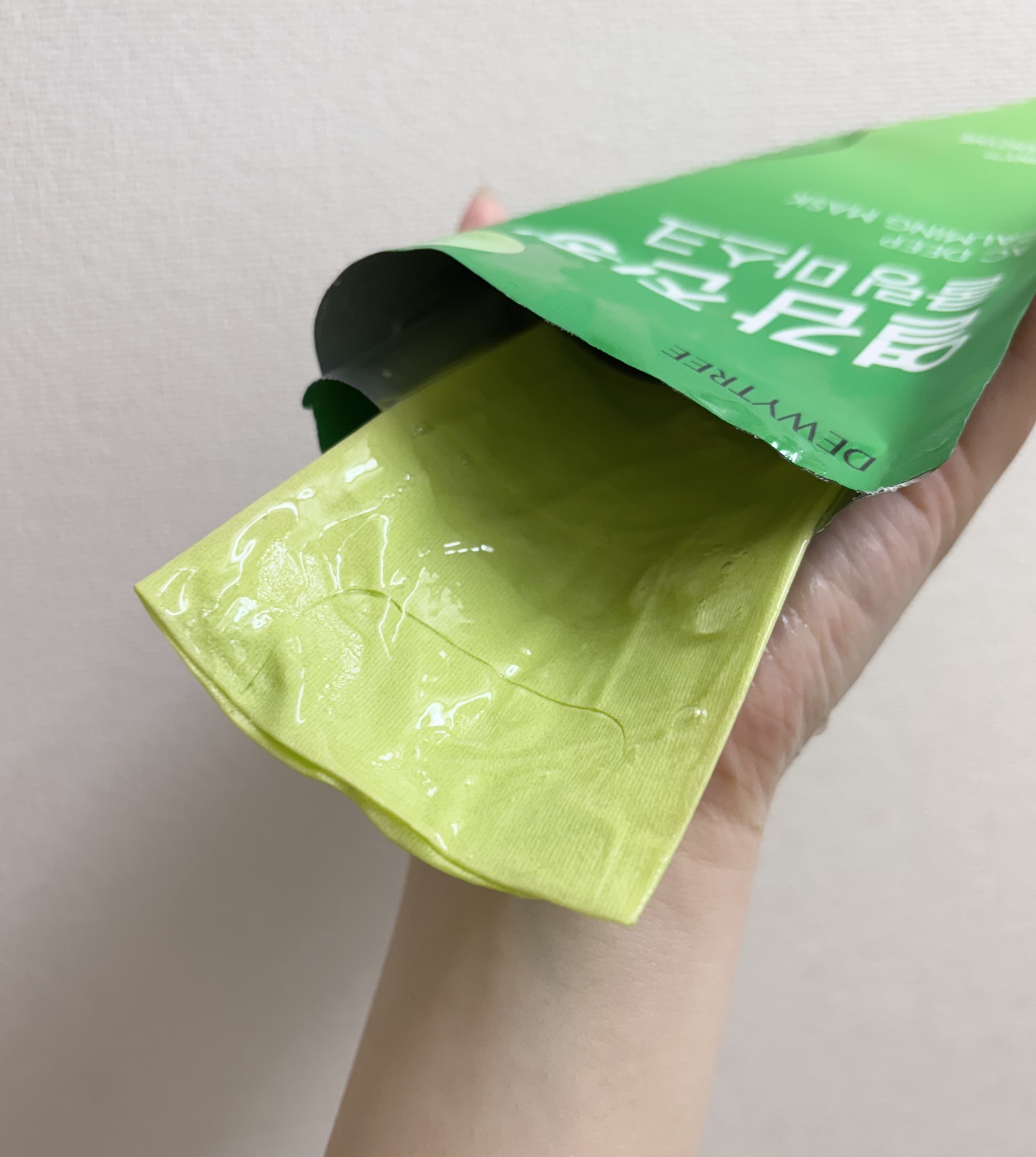 ACディープブレミッシュカーミングマスク/DEWYTREE/シートマスク・パックを使ったクチコミ（2枚目）