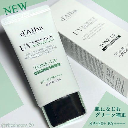 クリーンティーツリーリポソームトーンアップサンクリーム(グリーン)/ダルバ/日焼け止めクリームを使ったクチコミ(1枚目)