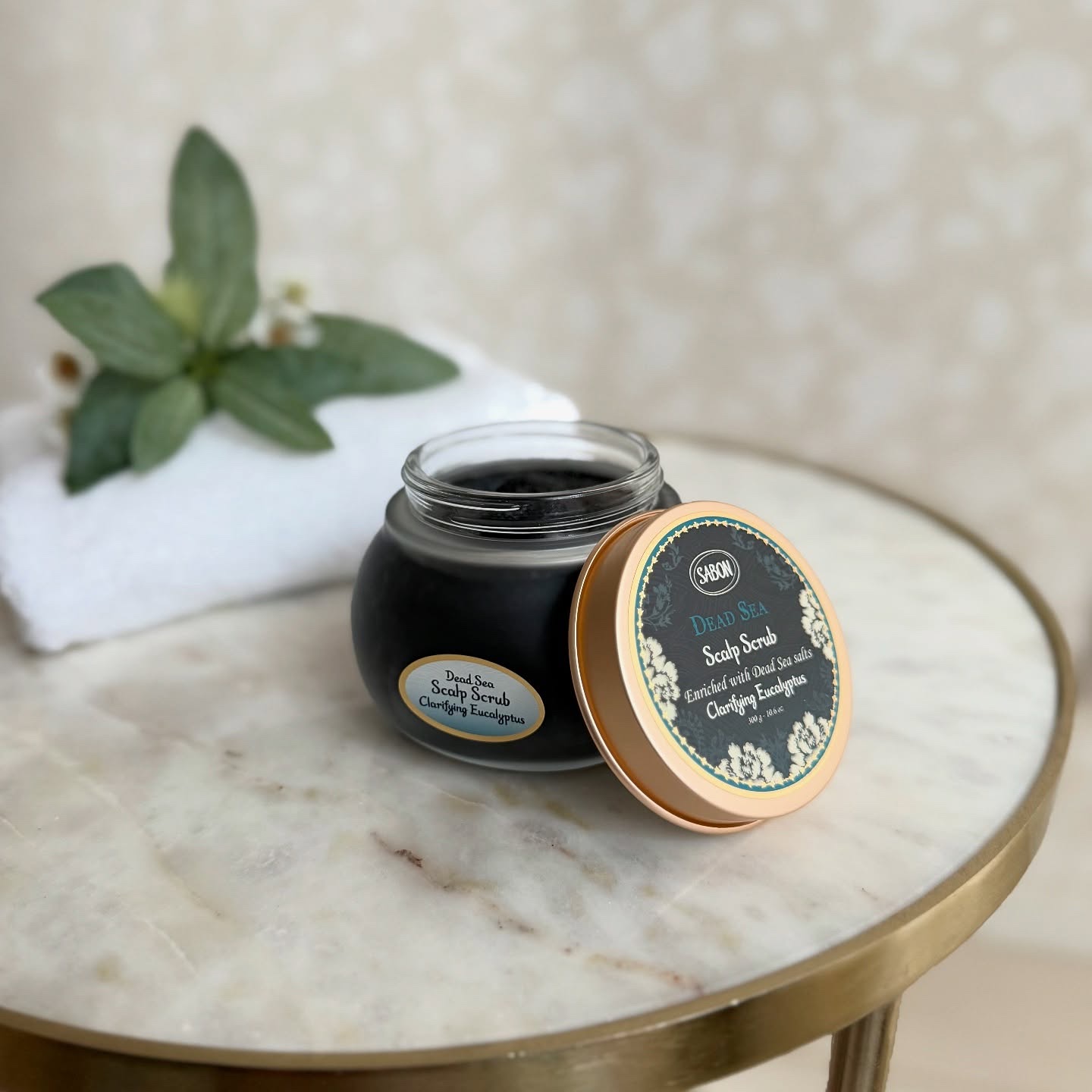 ヘッドスクラブ クラリファイング ガラスジャー（300g）/SABON/ヘッドスクラブを使ったクチコミ（1枚目）