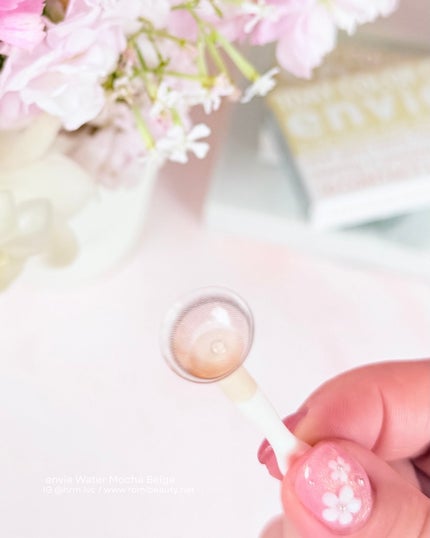 envie 1day ウォーターモカベージュ/envie/ワンデー(1DAY)カラコンを使ったクチコミ(3枚目)