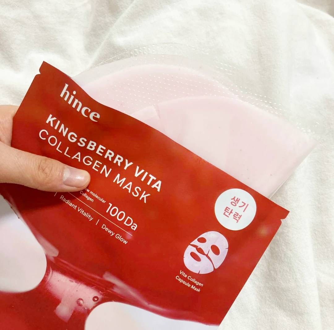 キングスベリービタコラーゲンマスク/hince/シートマスク・パックを使ったクチコミ（2枚目）