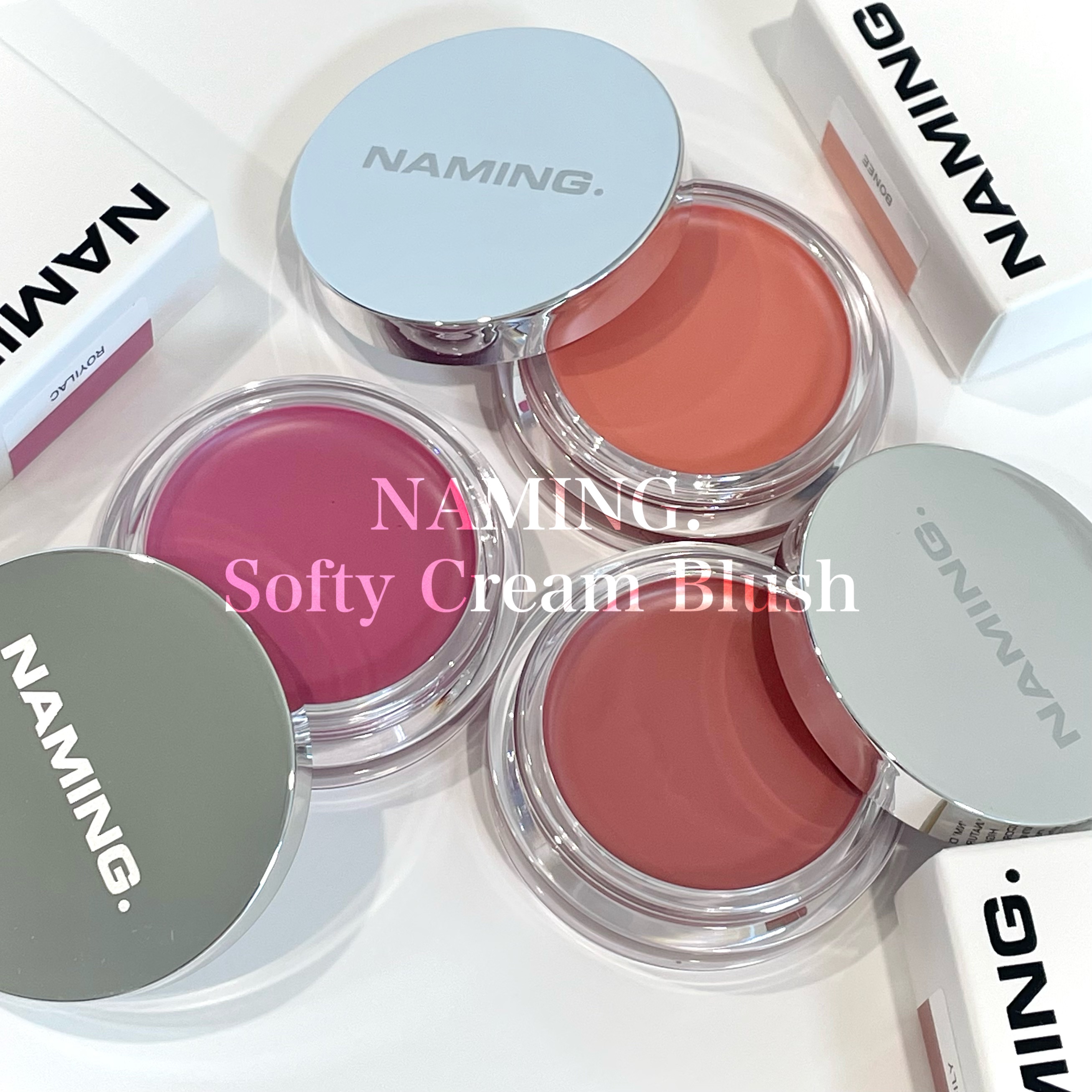 ネーミング　ソフティクリームブラッシュ/NAMING./ジェル・クリームチークを使ったクチコミ（1枚目）