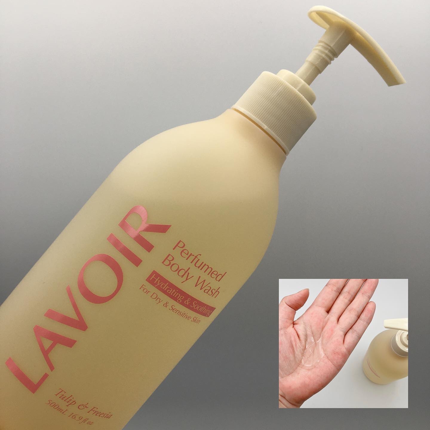 パフューム ボディウォッシュ チューリップ&フリージア/LAVOIR/ボディソープを使ったクチコミ（2枚目）