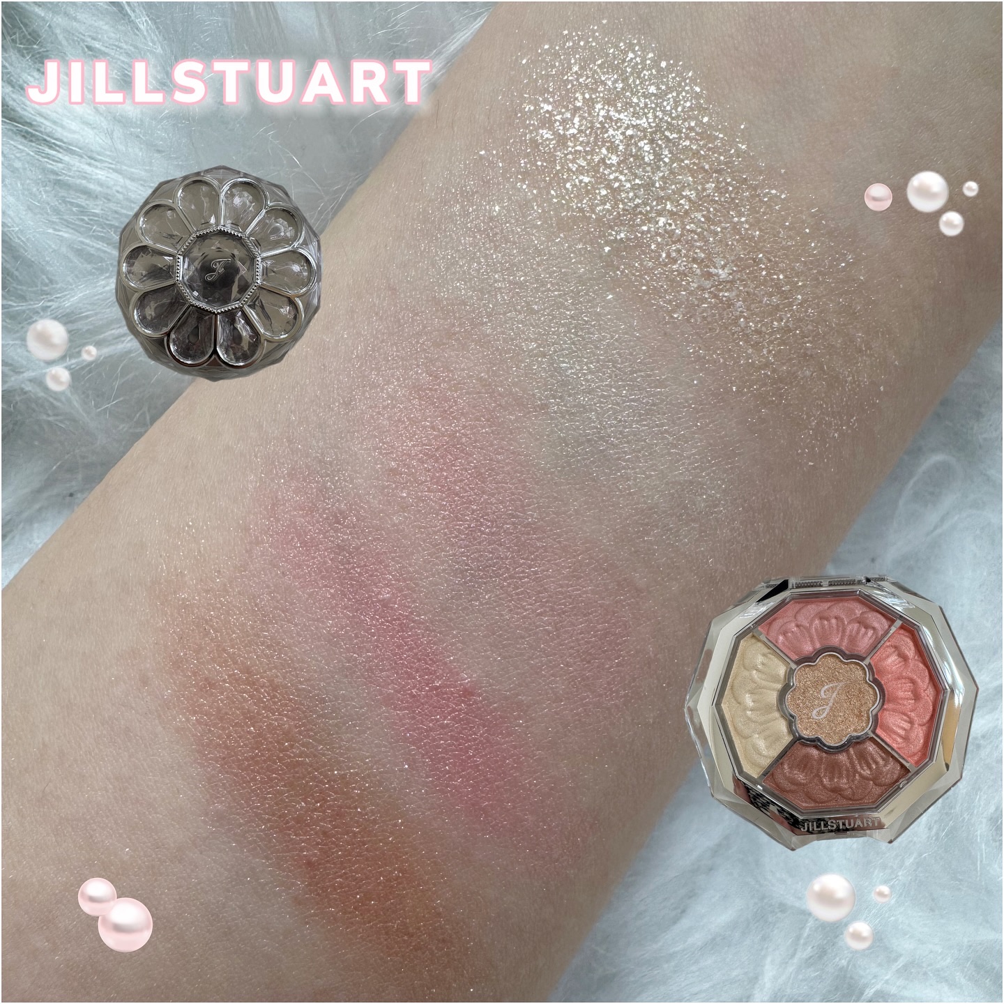 ジルスチュアート ブルームクチュール アイズ　ジュエルドブーケ/JILL STUART/アイシャドウパレットを使ったクチコミ（3枚目）