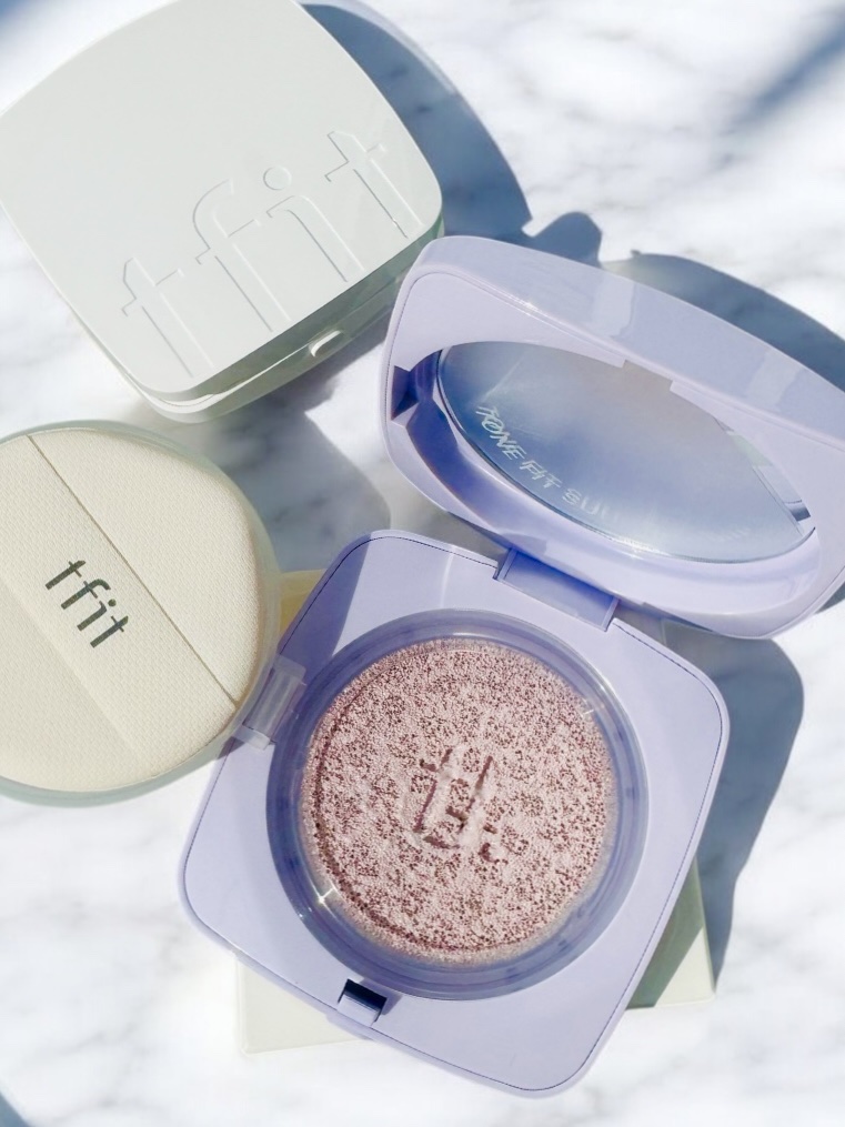 ベースフィットトーンアップサンクッション/TFIT/クッションファンデーションを使ったクチコミ（1枚目）