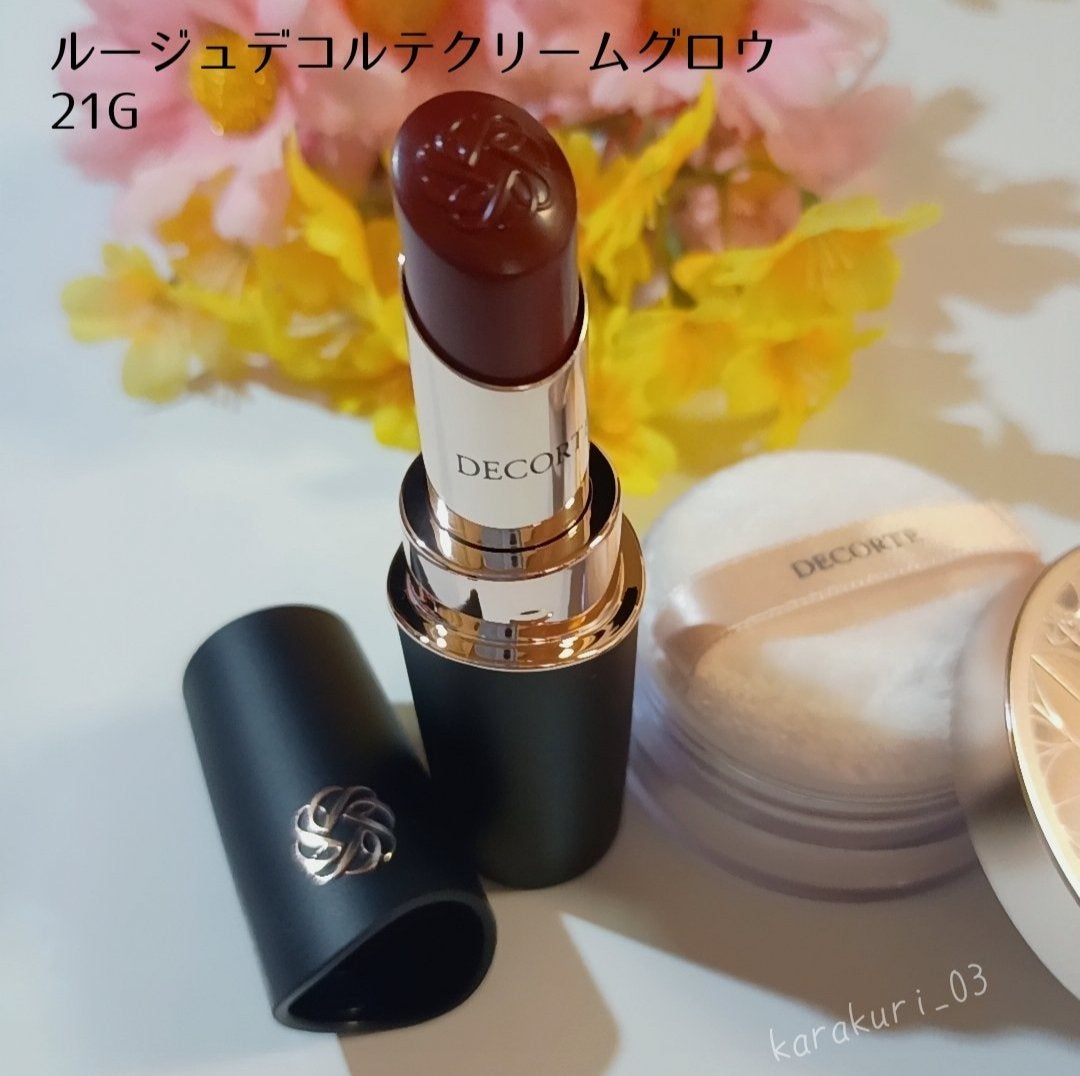 ルージュデコルテ クリームグロウ/DECORTÉ/口紅を使ったクチコミ(1枚目)