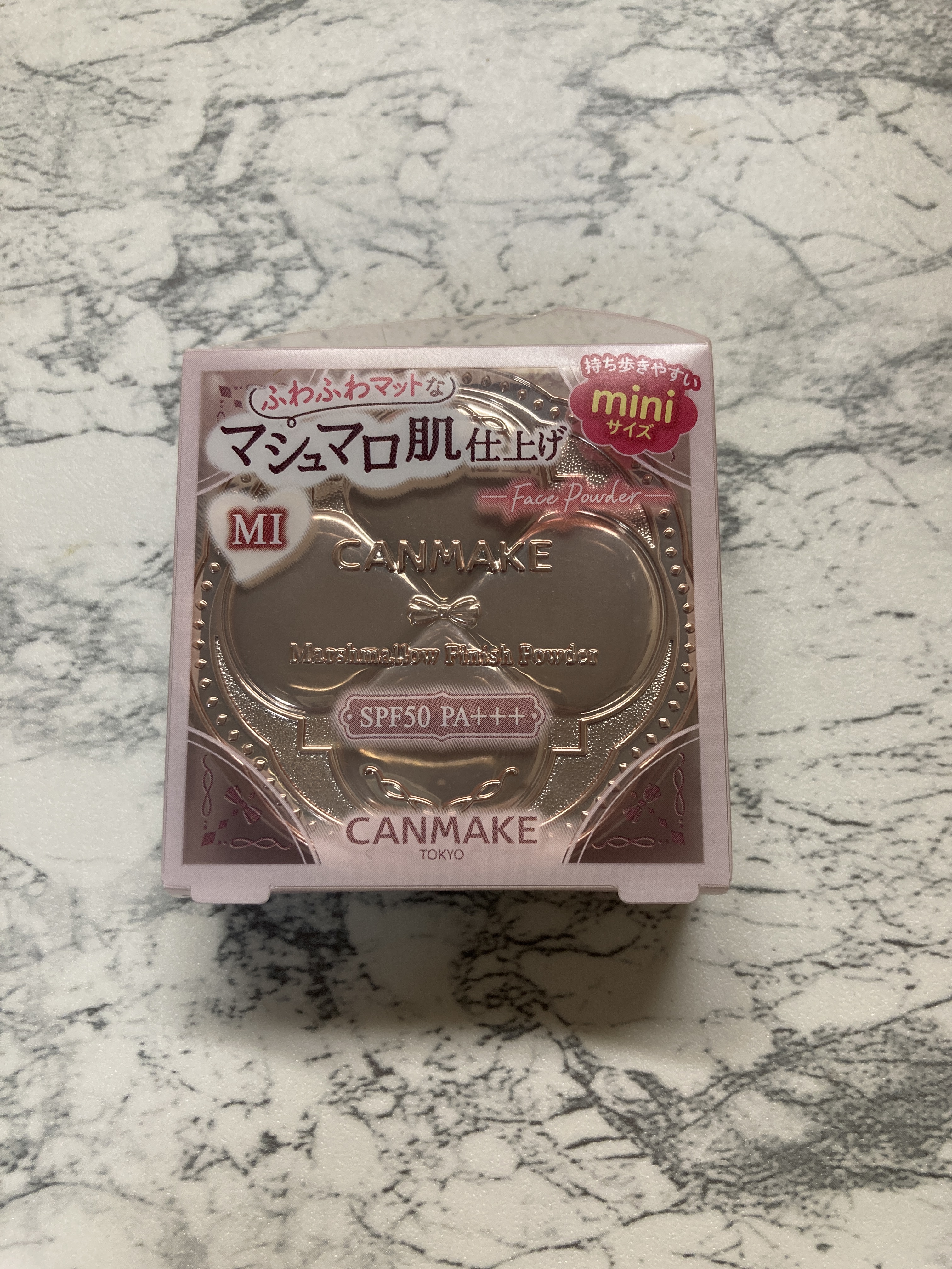 マシュマロフィニッシュパウダー mini/キャンメイク/フェイスパウダーを使ったクチコミ（1枚目）
