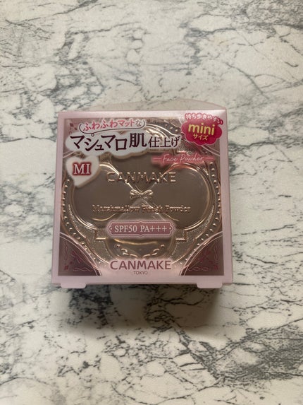 マシュマロフィニッシュパウダー mini/キャンメイク/フェイスパウダーを使ったクチコミ(1枚目)