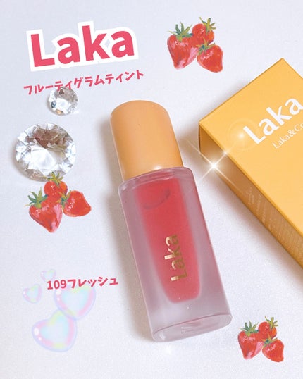 フルーティーグラムティント/Laka/リップティントを使ったクチコミ(1枚目)
