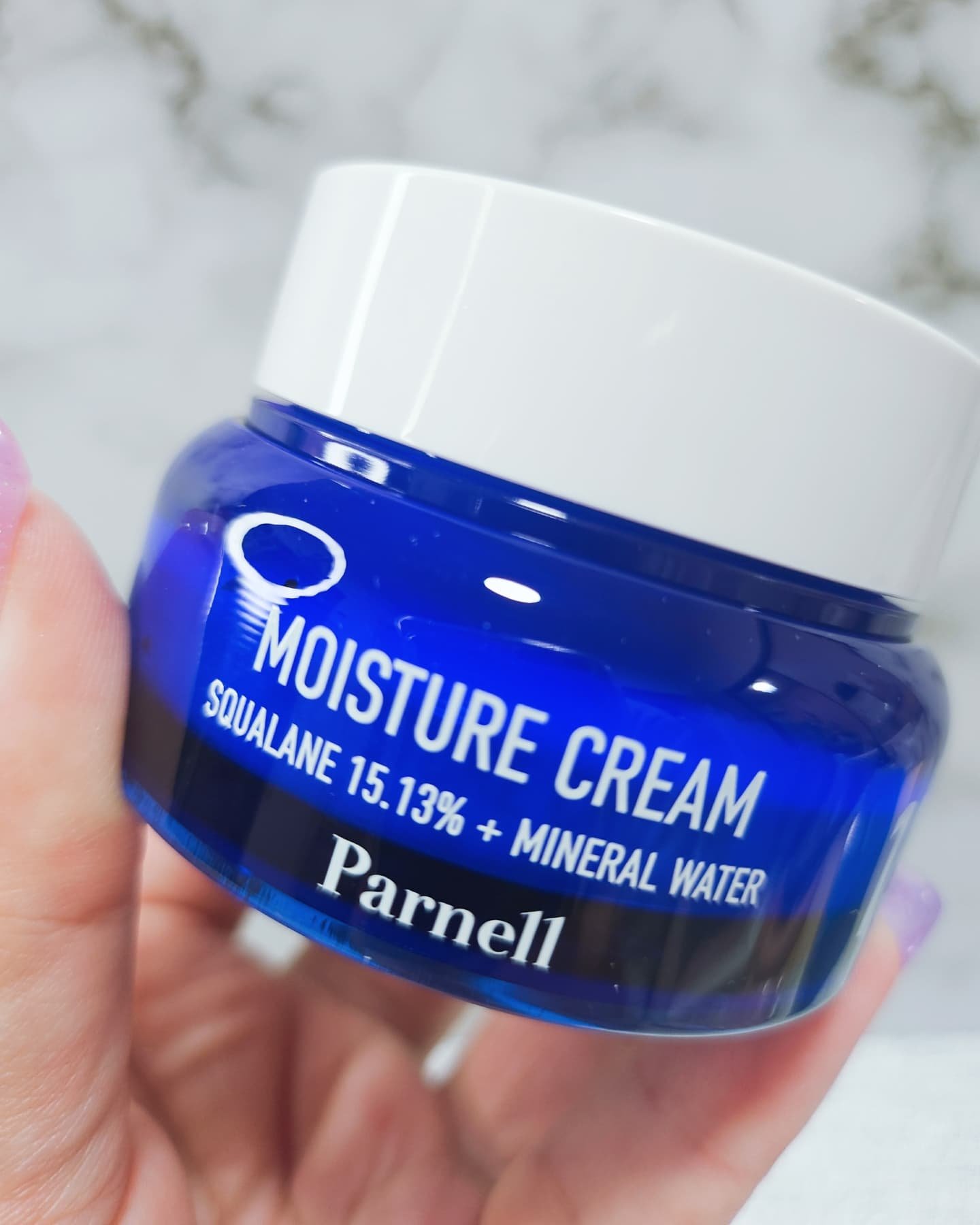 スクワラン 15.13 ミネラルウォーター 保湿ケア クリーム/parnell/フェイスクリームを使ったクチコミ（2枚目）