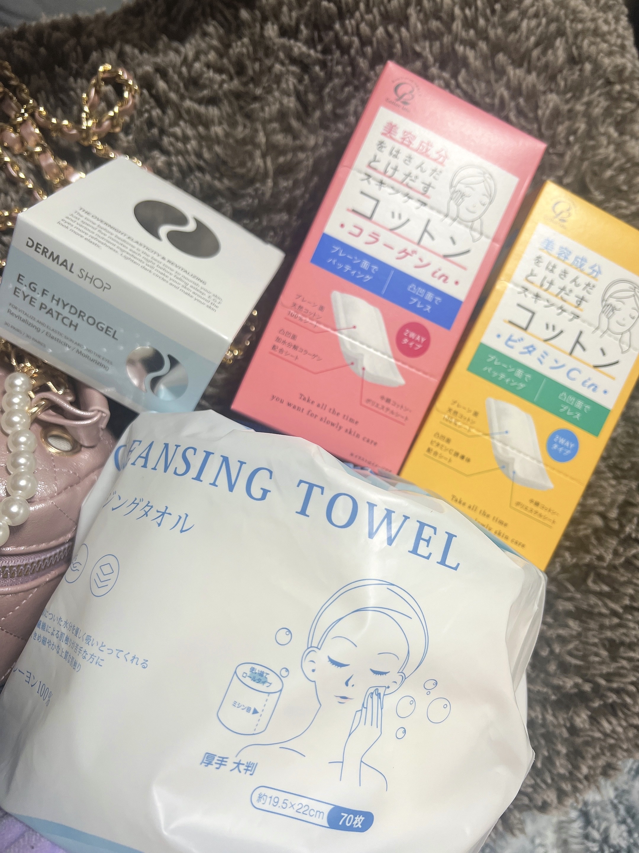 美容成分をはさんだとけだすスキンケアコットン ビタミンC in /コットン・ラボ/コットンを使ったクチコミ（1枚目）