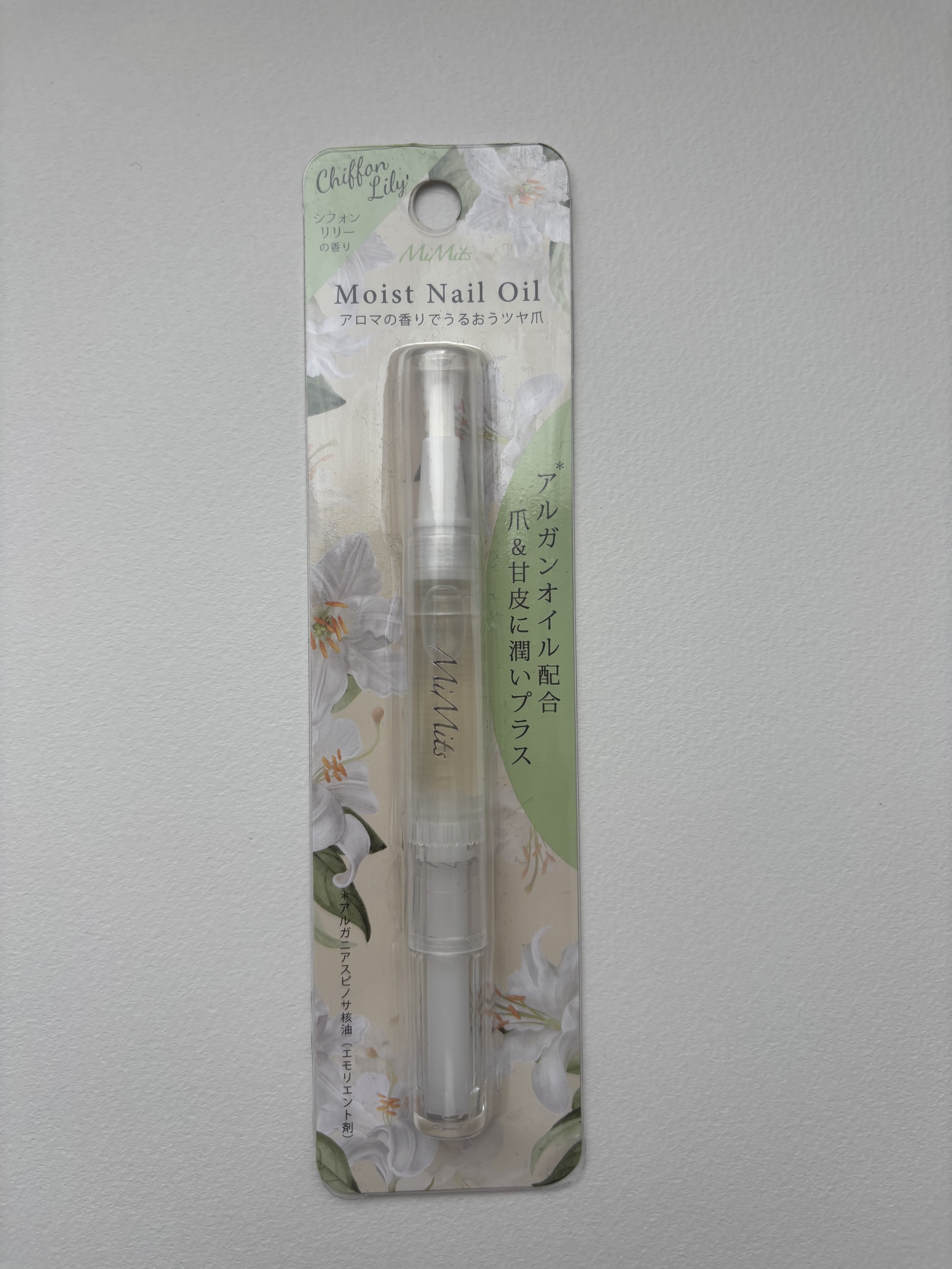 Mimits モイストネイルオイル Mimits モイストネイルオイル　シフォンリリー/ビー・エヌ/ネイルオイル・トリートメントを使ったクチコミ（1枚目）