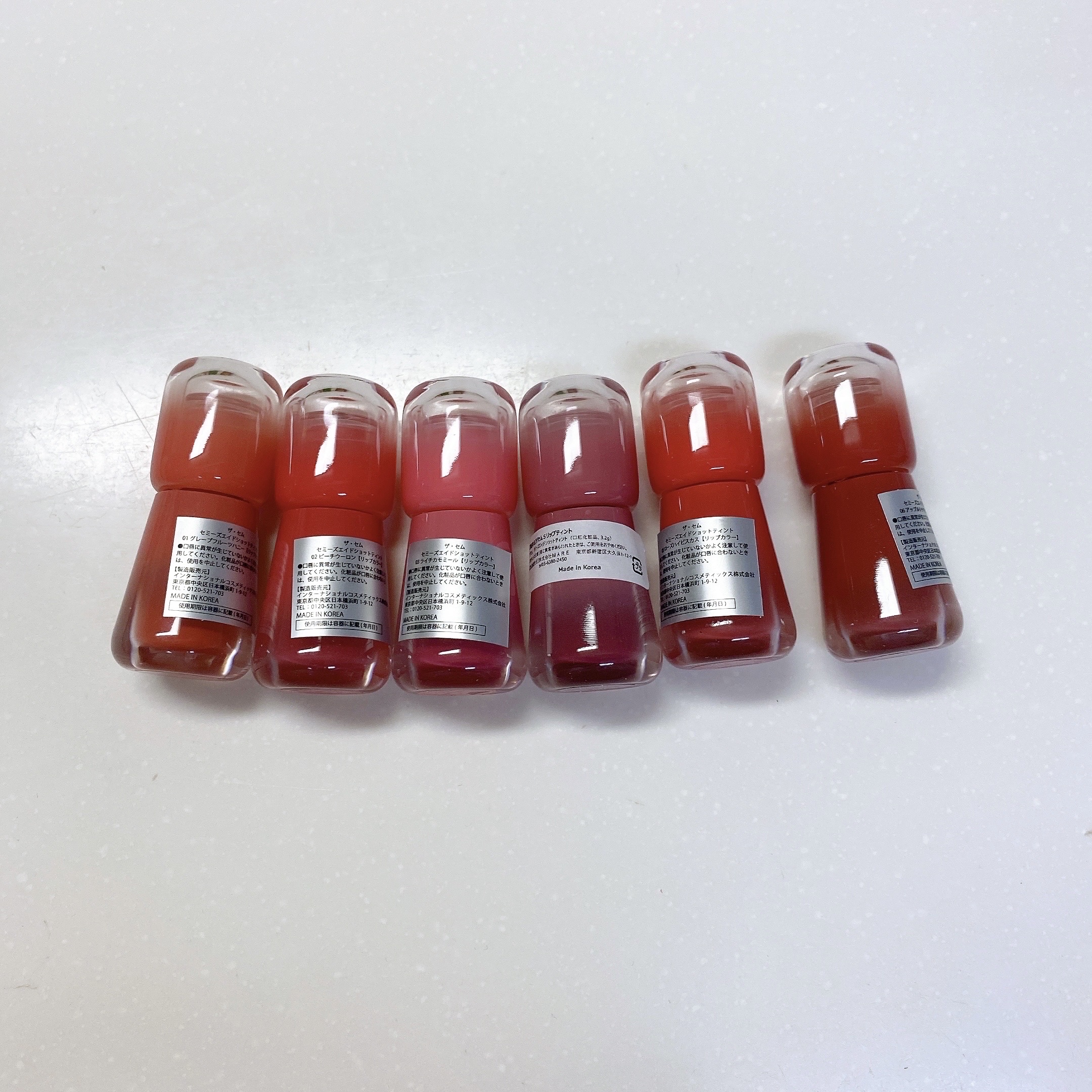 セミーズ エイド ショット ティント/the SAEM/リップティントを使ったクチコミ（3枚目）