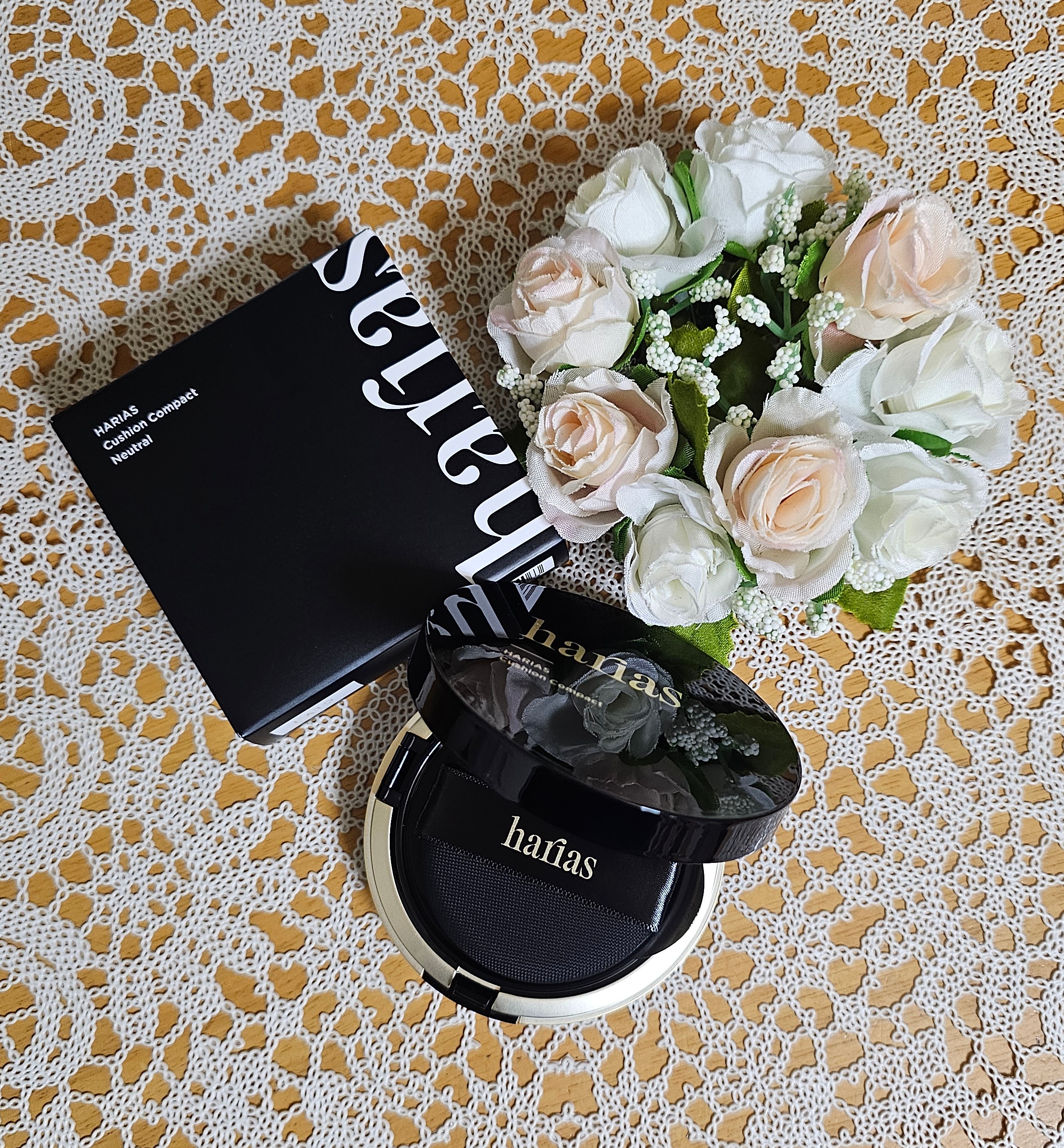 HARIAS　薬用クッションファンデーション/HARIAS/クッションファンデーションを使ったクチコミ（3枚目）