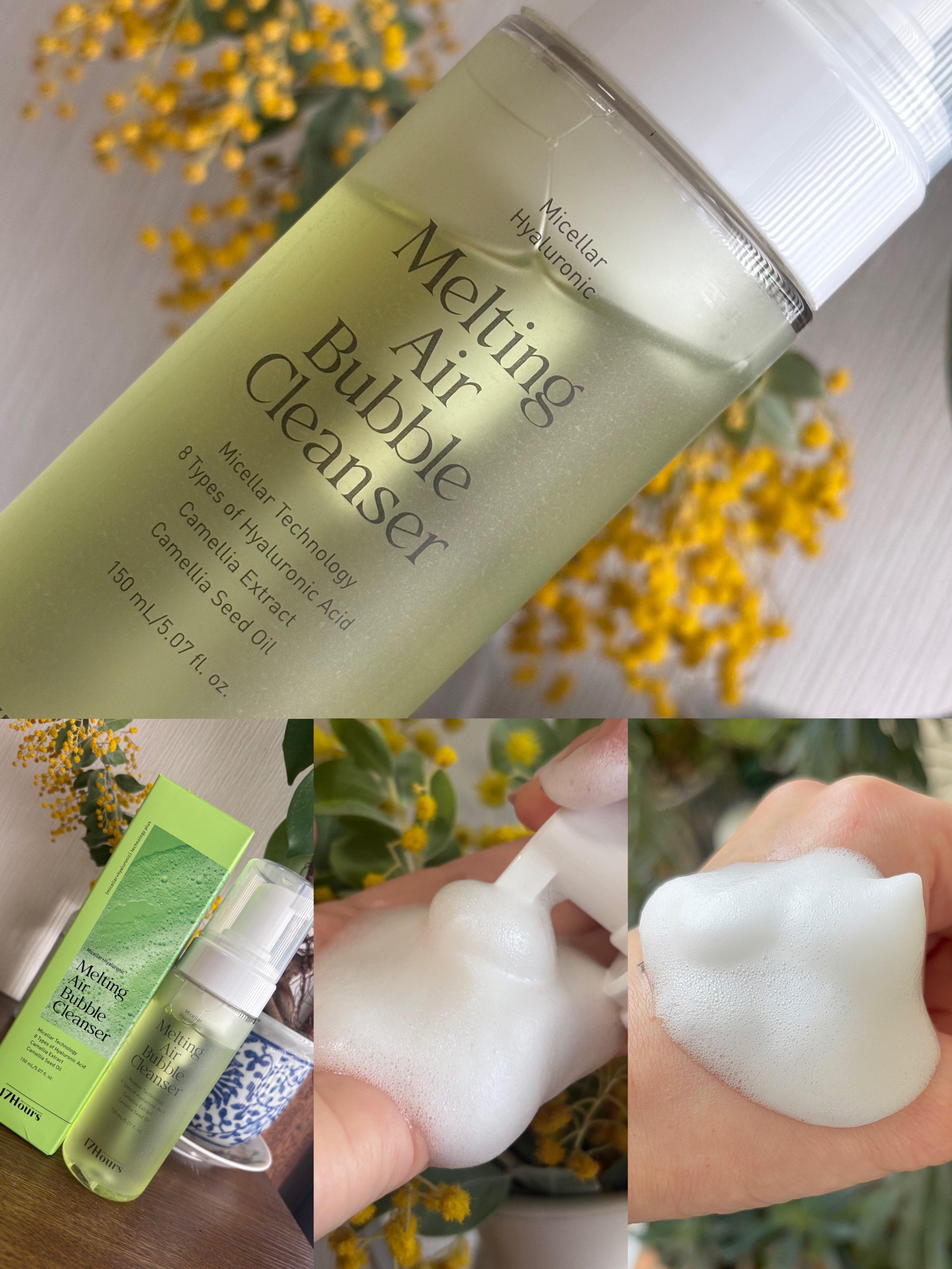 メルティングエアバブルクレンザー/17Hours/その他洗顔料を使ったクチコミ（2枚目）