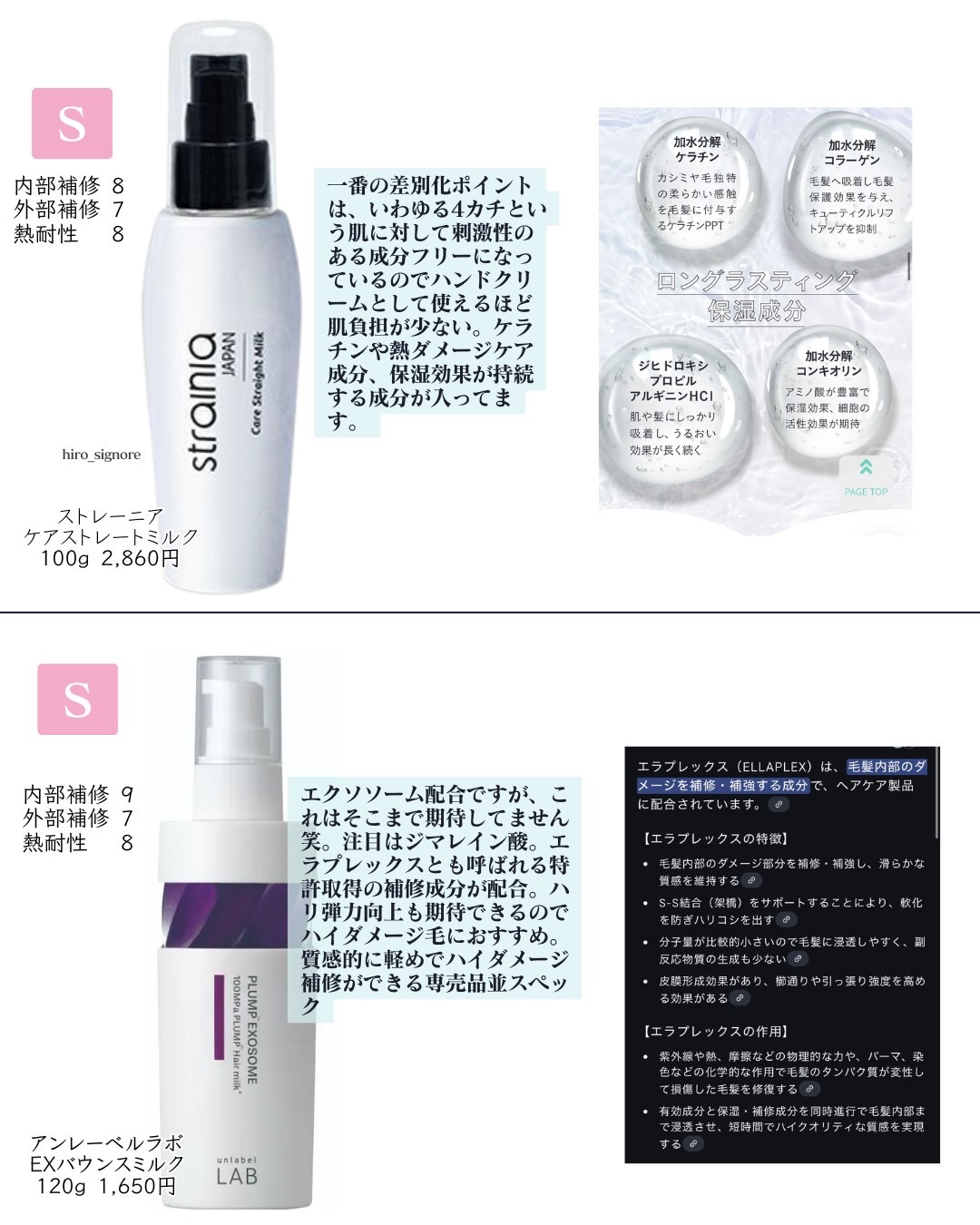 コタスタイリング ベース B5/コタ/ヘアミルクを使ったクチコミ（3枚目）