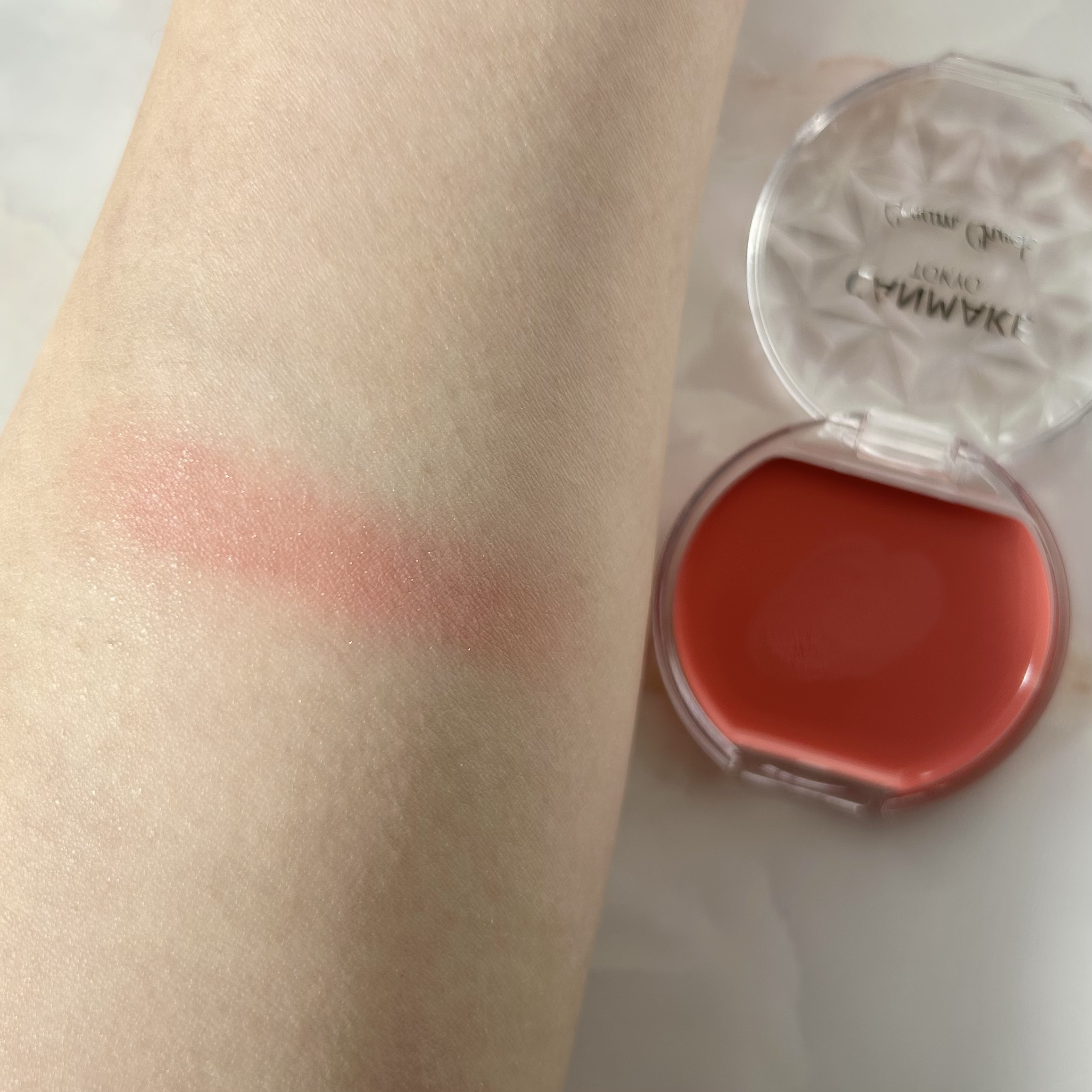 クリームチーク/キャンメイク/ジェル・クリームチークを使ったクチコミ（3枚目）