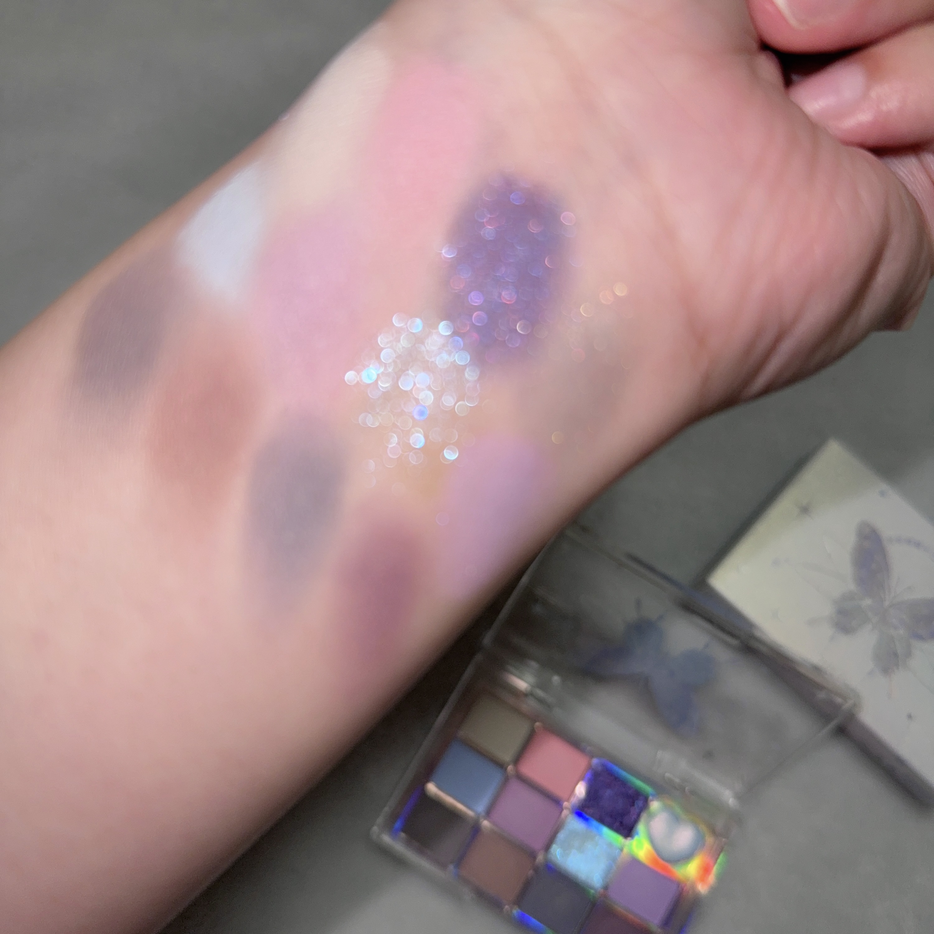 butterfly 蝴蝶/jill leen./アイシャドウパレットを使ったクチコミ（2枚目）