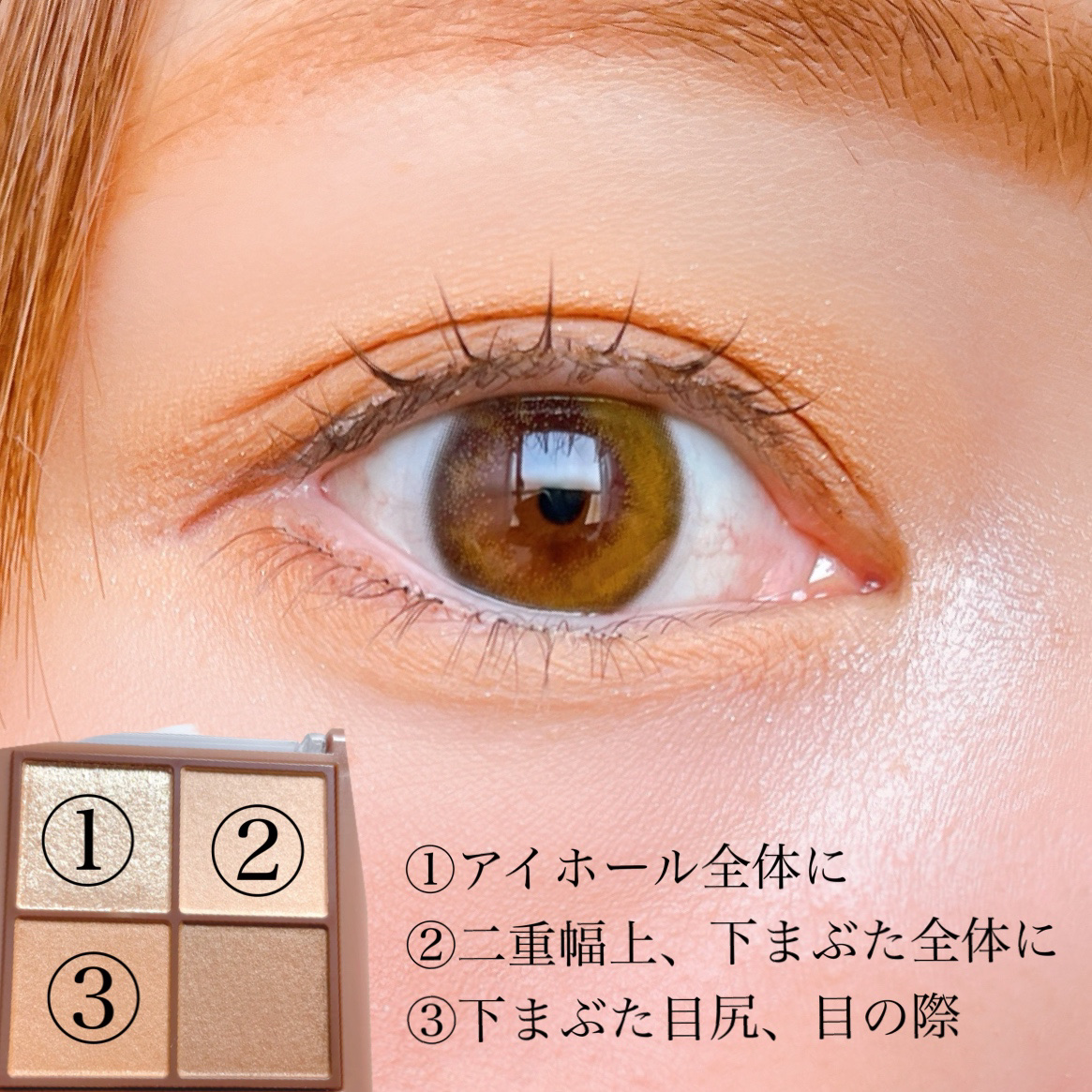 ビタートーンアイシャドウ/CEZANNE/パウダーアイシャドウを使ったクチコミ（3枚目）