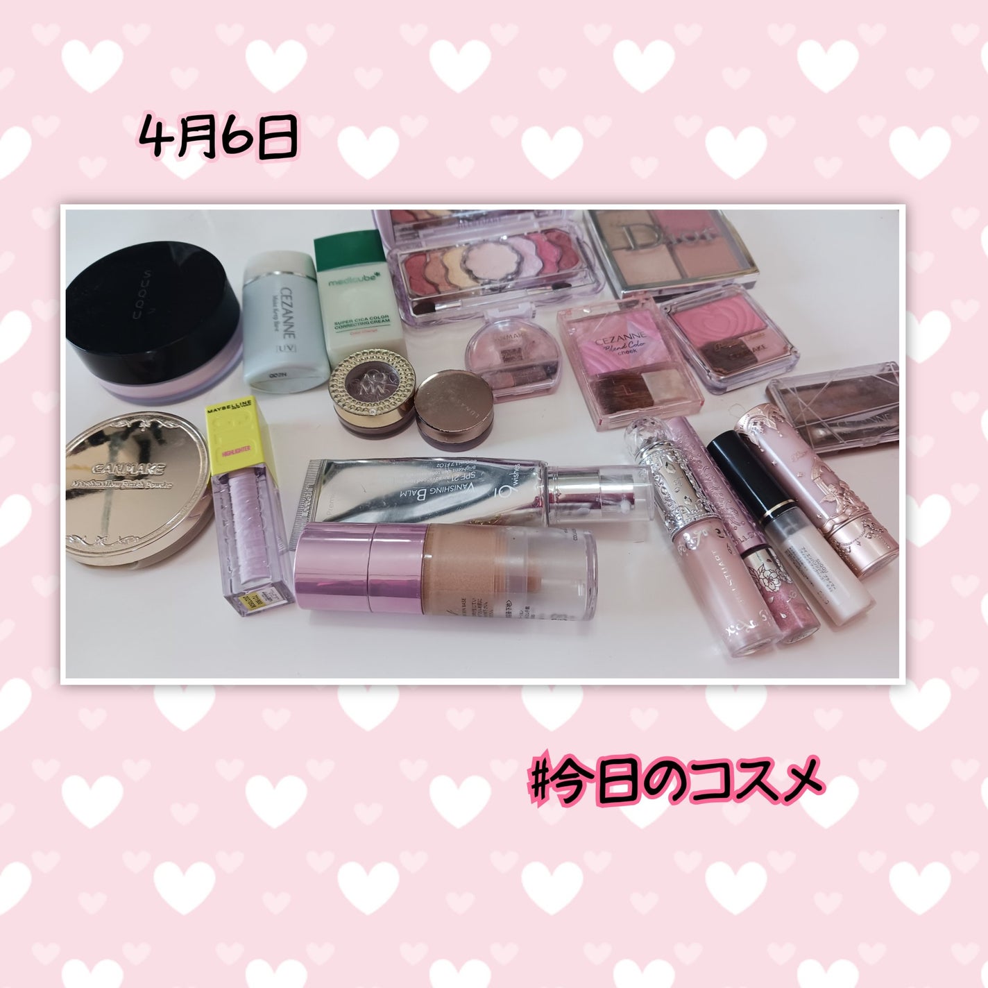 グローキッサー チークブラッシュ/グローキッサー ハイライター/MAYBELLINE NEW YORK/リキッドチークを使ったクチコミ(1枚目)
