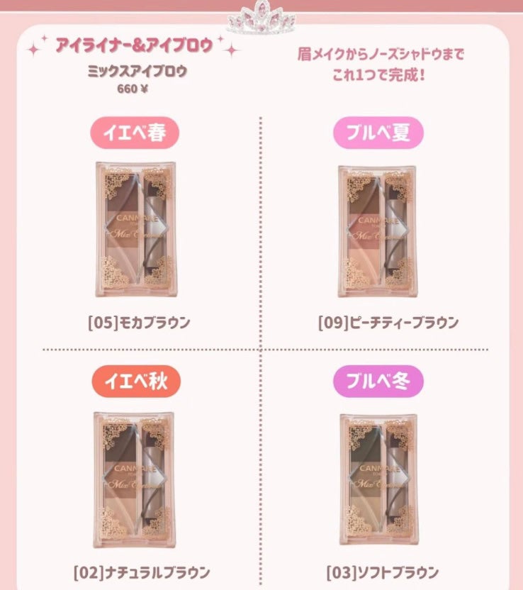 ミックスアイブロウ/キャンメイク/パウダーアイブロウを使ったクチコミ(8枚目)