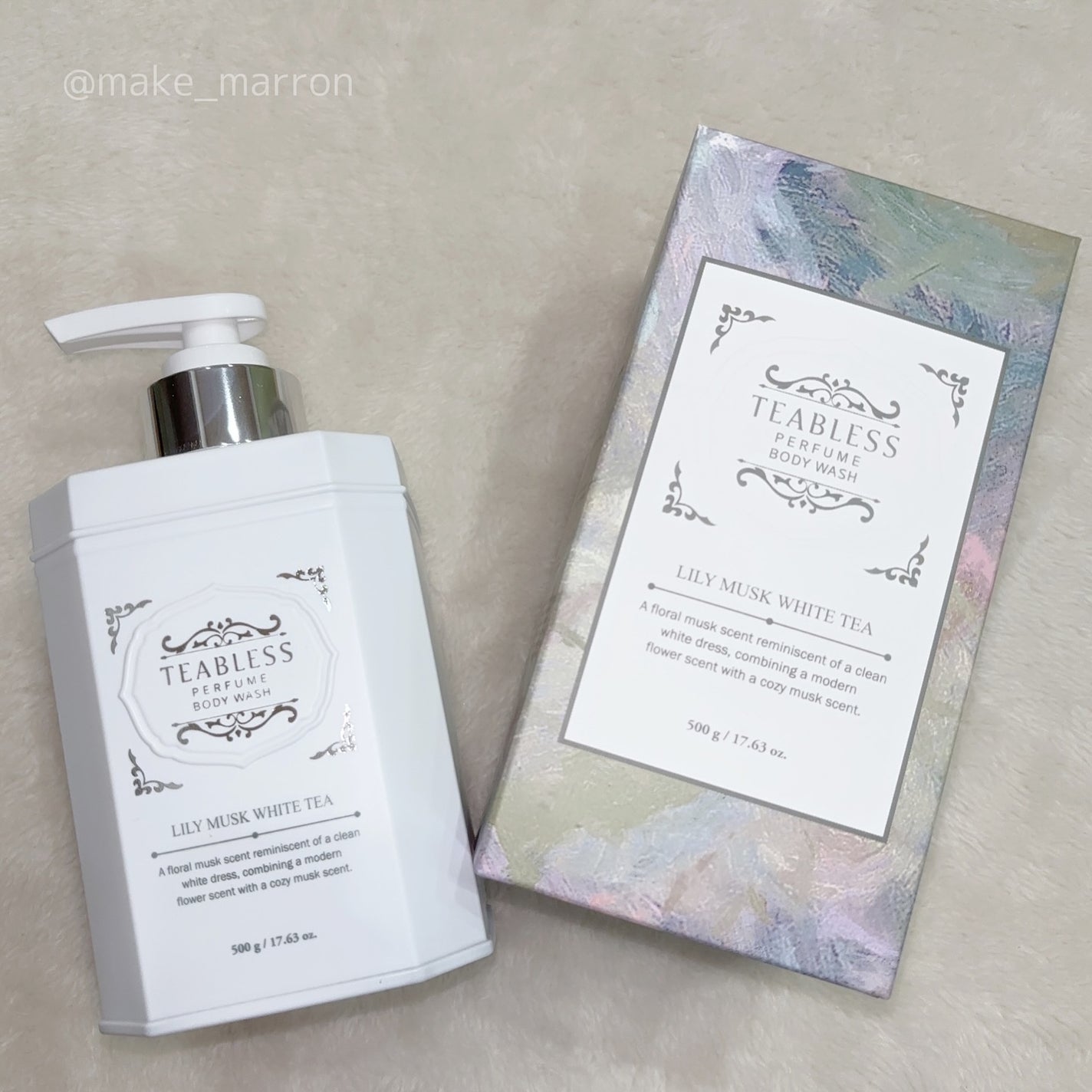 パフュームボディウォッシュ リリームスクホワイトティー/TEABLESS/ボディソープを使ったクチコミ(1枚目)