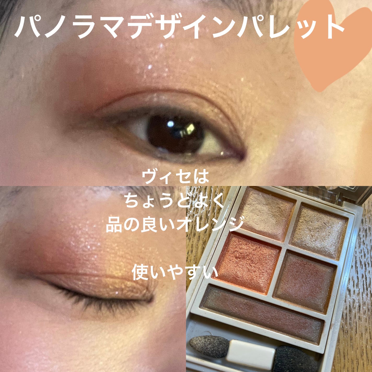 パノラマデザイン アイパレット/Visée/アイシャドウパレットを使ったクチコミ(1枚目)