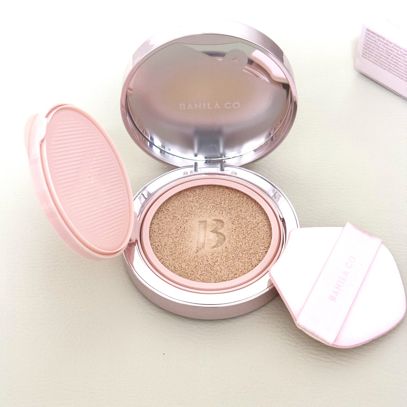 バニラコ エッセンス スキン ピンククッション/BANILA CO/クッションファンデーションを使ったクチコミ(2枚目)