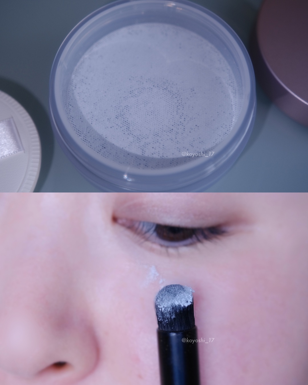 アドバンスドエシリアルスムースオペレーター ルースパウダー/THREE/ルースパウダーを使ったクチコミ（2枚目）