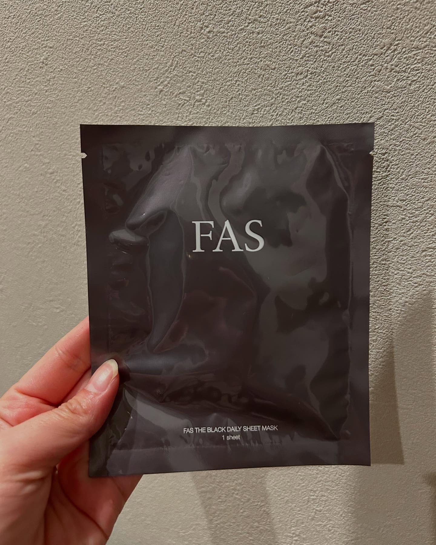 FAS ザ ブラック デイリー シートマスク 5枚入り/FAS/シートマスク・パックを使ったクチコミ（1枚目）