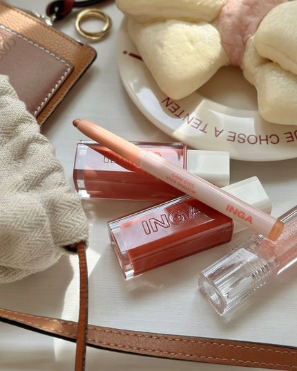 ウォーターグローリップティント/INGA/リップティントを使ったクチコミ(5枚目)