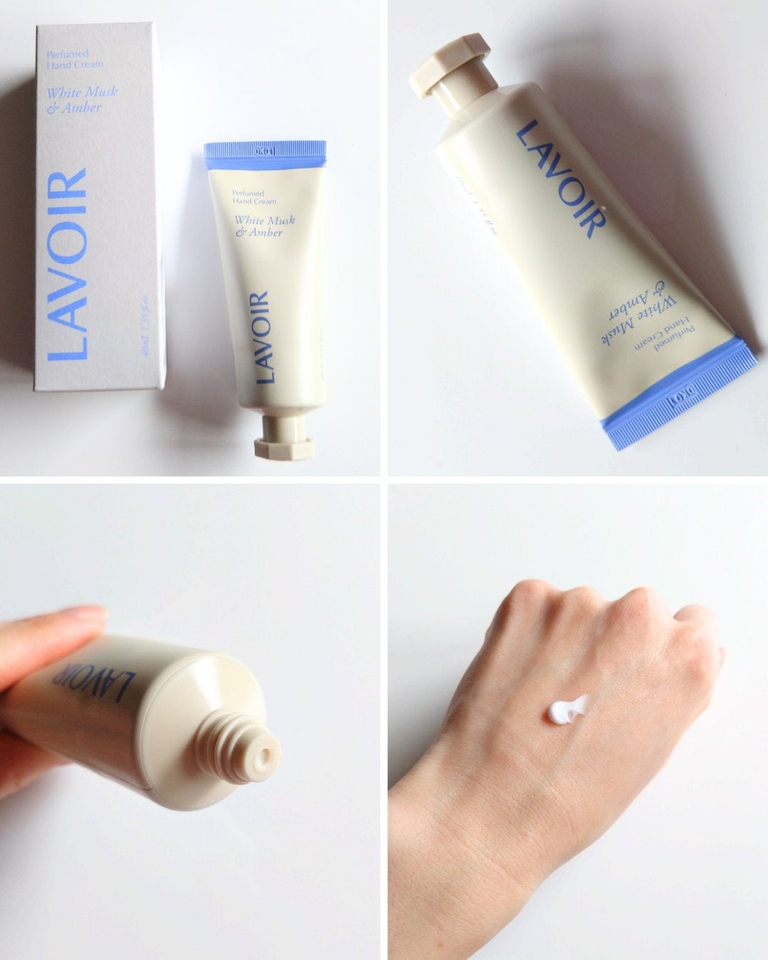 パフュームハンドクリーム ホワイトムスク&アンバー/LAVOIR/ハンドクリームを使ったクチコミ(3枚目)