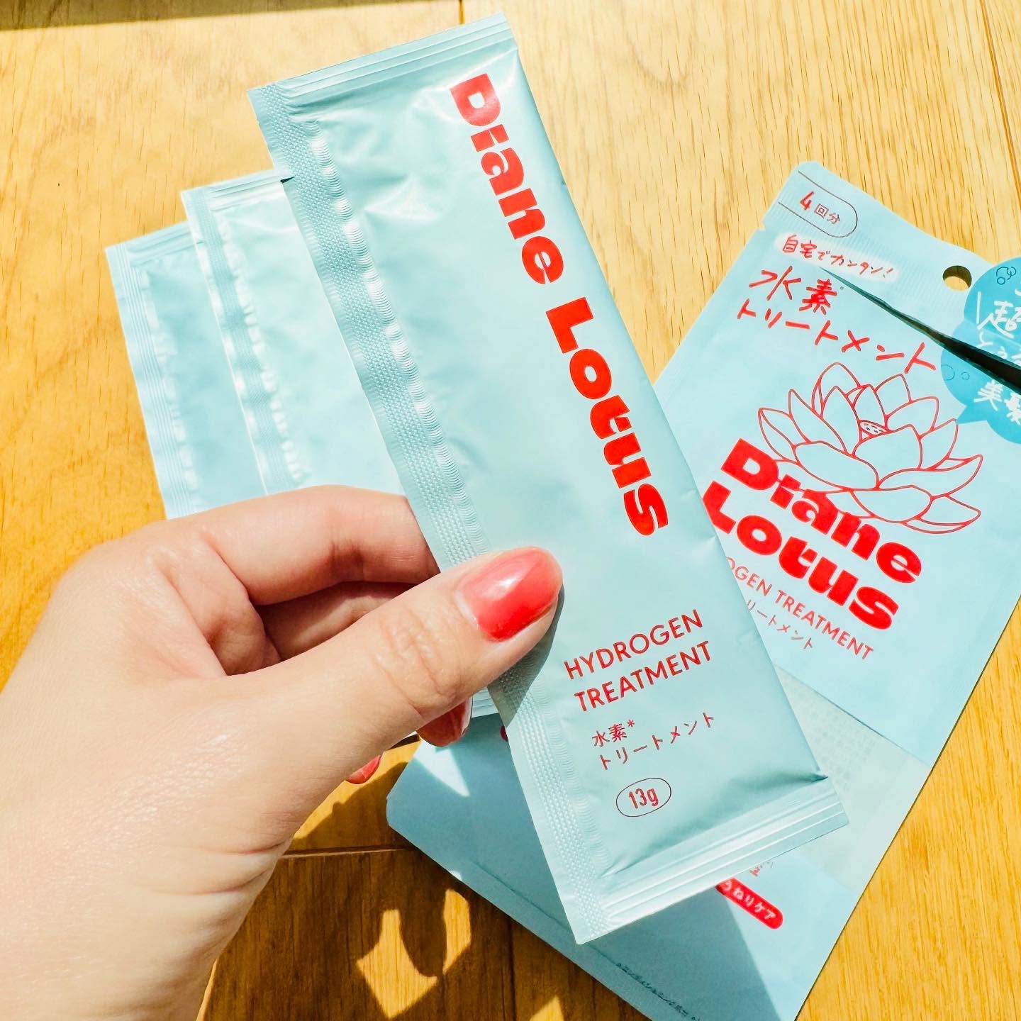 ロータス 水素トリートメント ティー＆シトラスの香り/ダイアン/洗い流すヘアトリートメントを使ったクチコミ（3枚目）