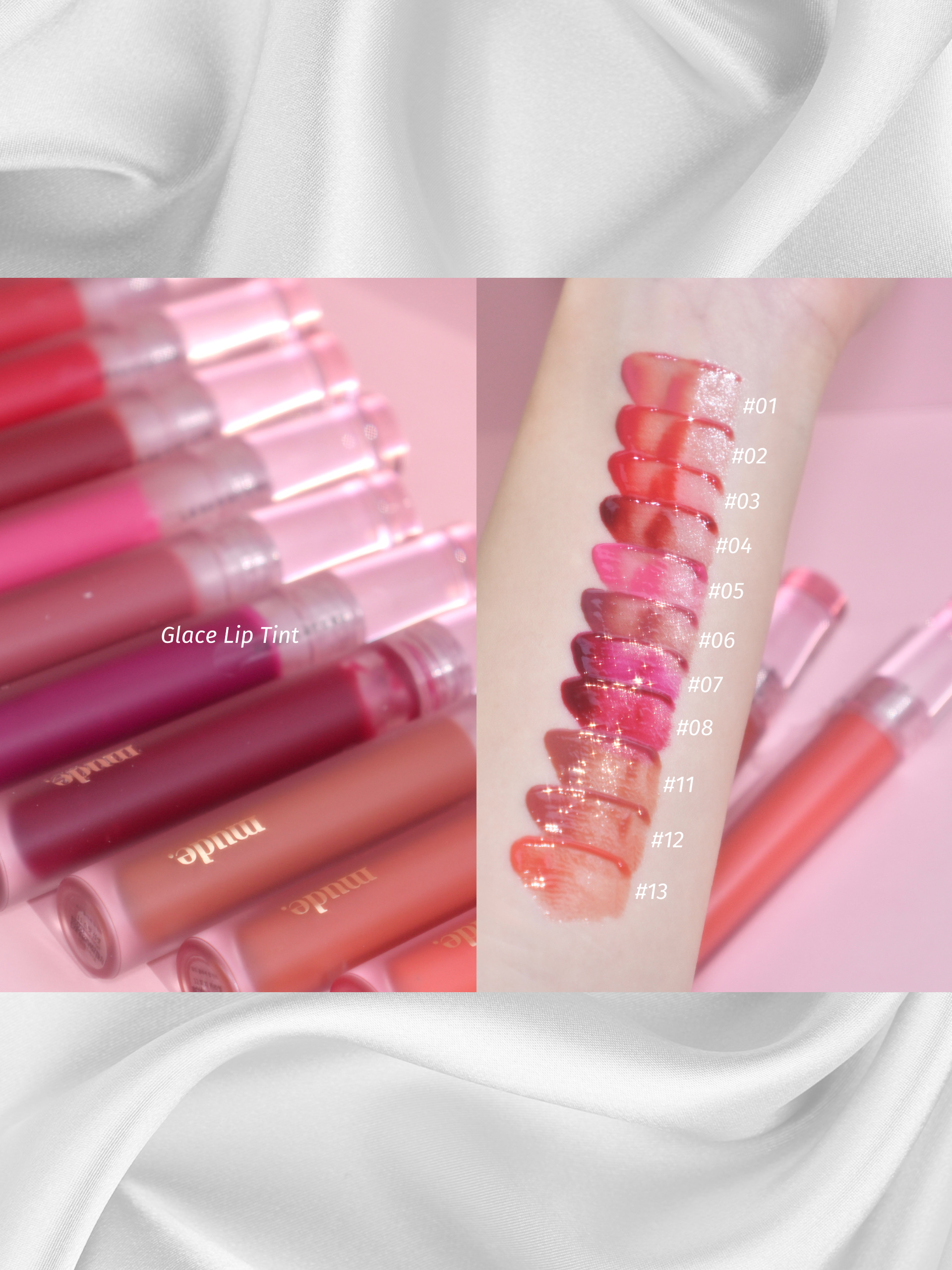 グラッセリップティント/mude/リップティントを使ったクチコミ（2枚目）