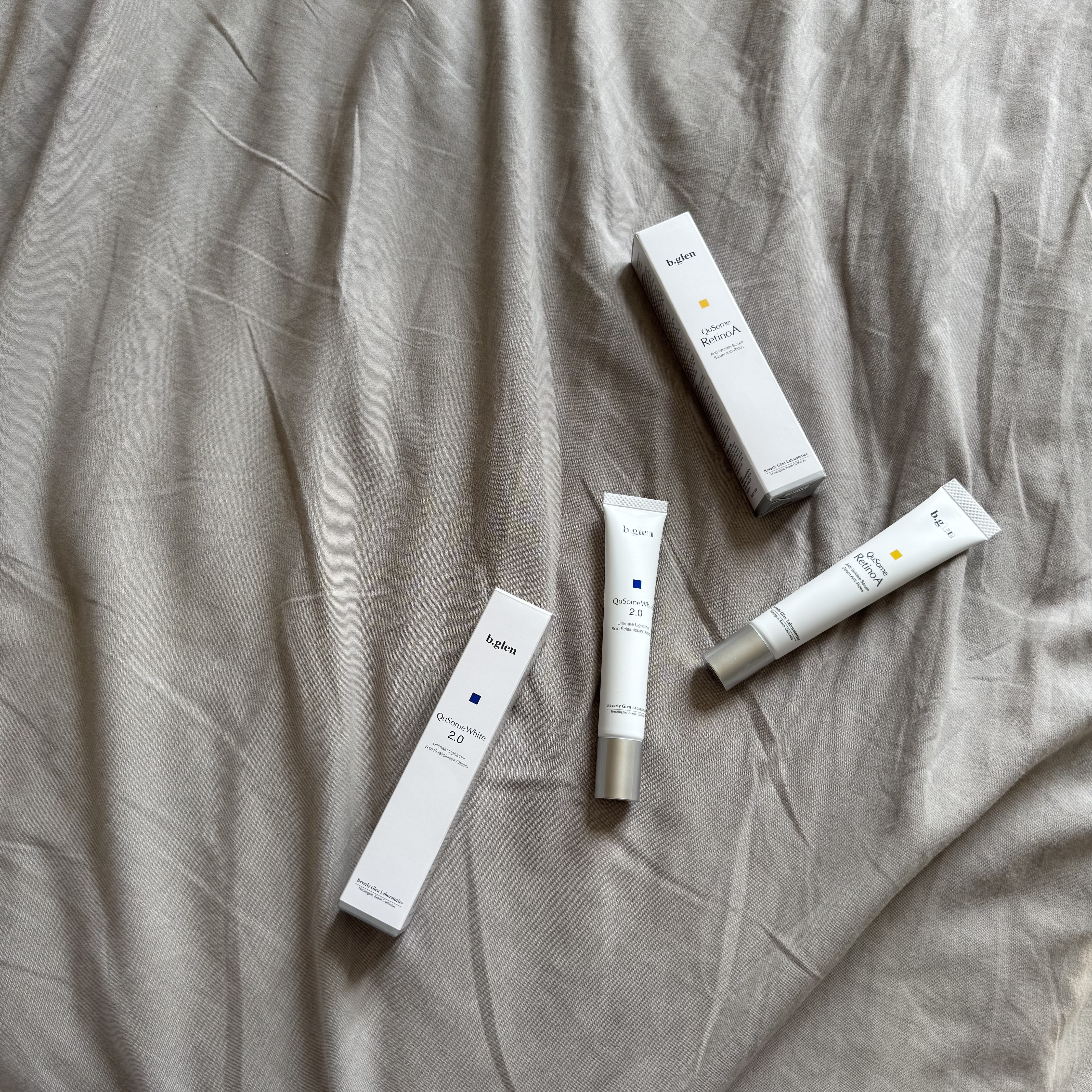 QuSomeレチノA/b.glen/美容液を使ったクチコミ（1枚目）