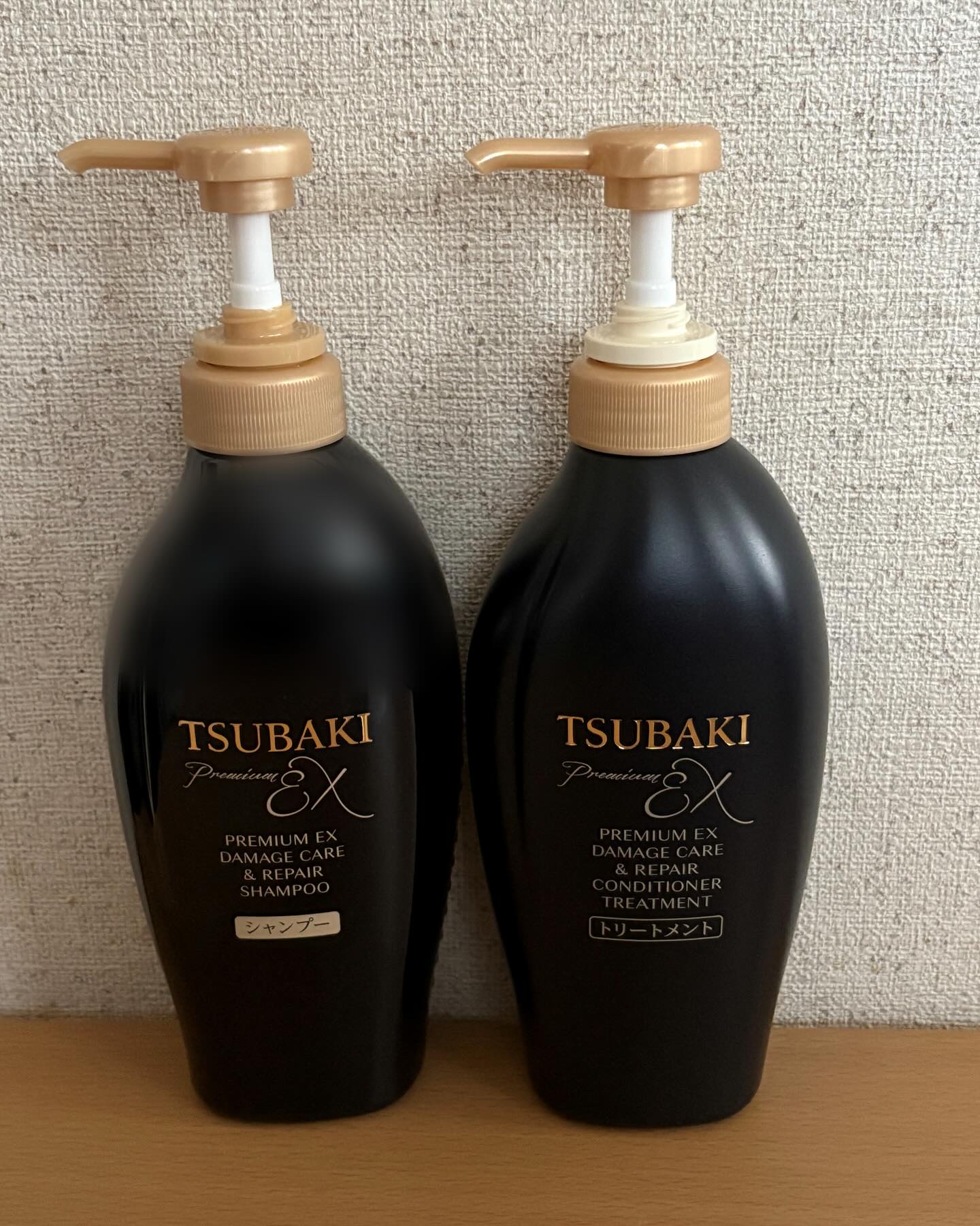 TSUBAKI プレミアムEX ダメージケア＆リペア シャンプー/コンディショナートリートメント/TSUBAKI/シャンプー・コンディショナーを使ったクチコミ（1枚目）